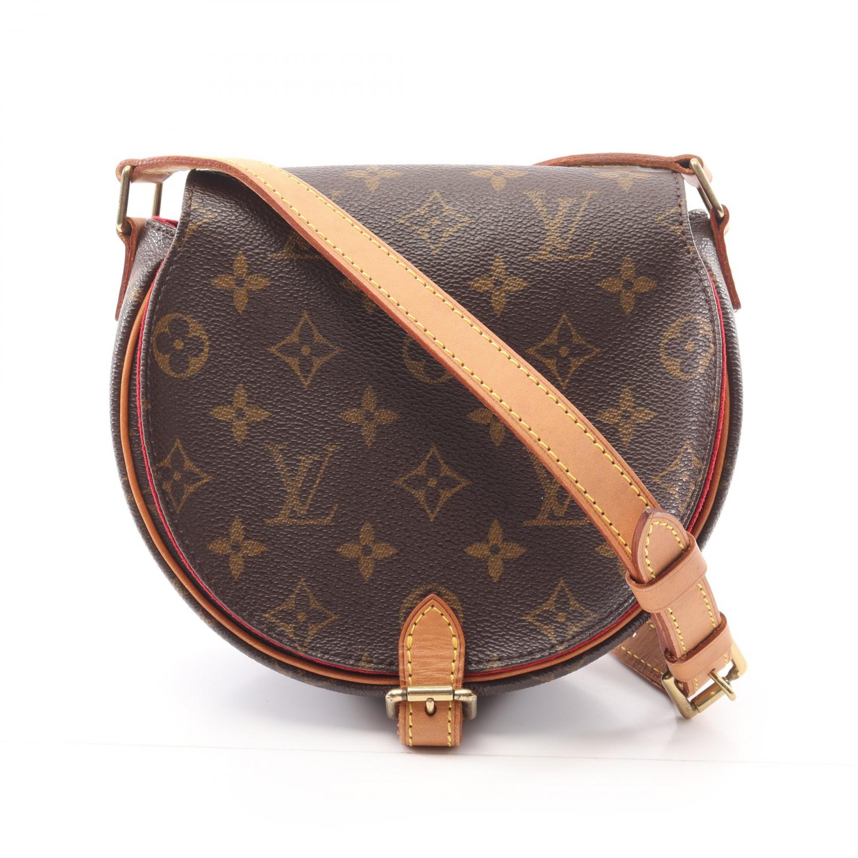 ルイ・ヴィトン LOUIS VUITTON タンブラン ショルダーバッグ バッグ PVCコーティングキャンバス レザー モノグラム ブラウン系 M51179 【中古】