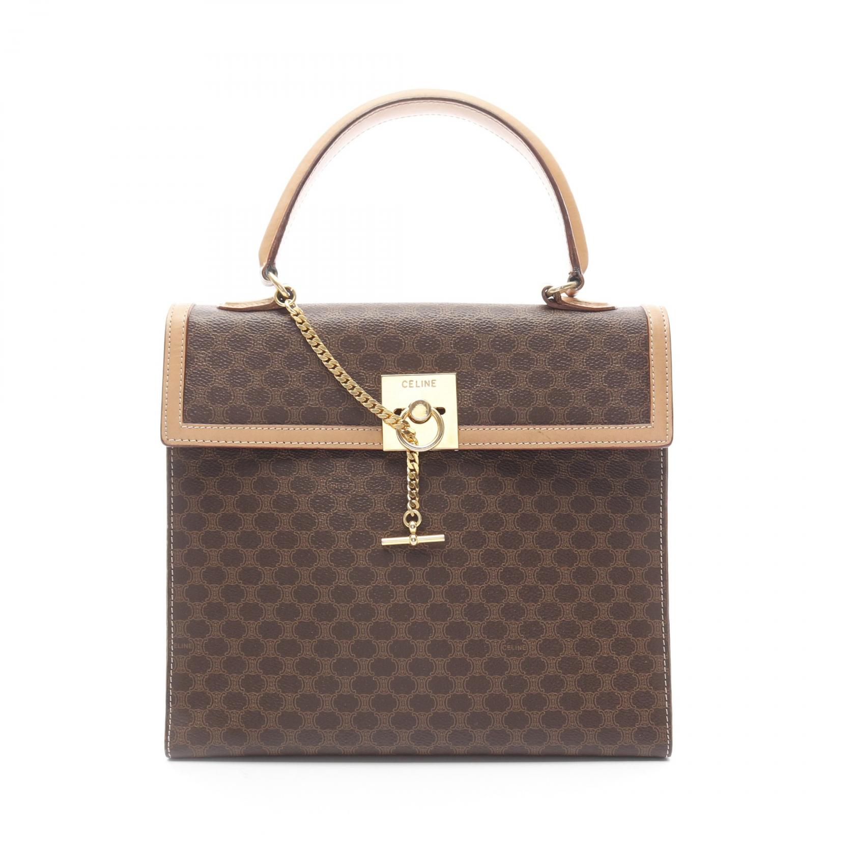 セリーヌ CELINE ハンドバッグ マカダム柄 レザー持ち手付き 収納力◎ 楽天市場】セリーヌ CELINE マカダム柄 2way ハンド ショルダー