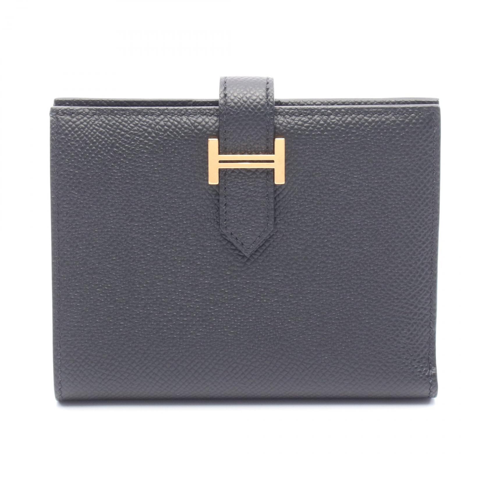 楽天市場】【財布】HERMES エルメス ベアン コンパクト ソルド品 2つ折