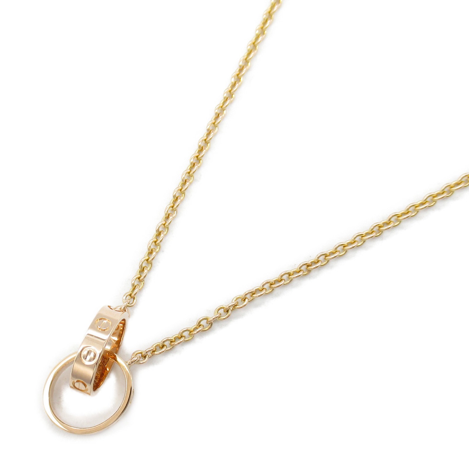 カルティエ CARTIER ベビーラブ ネックレス ネックレス ジュエリー K18PG（ピンクゴールド） ゴールド系 B7212300 【中古】