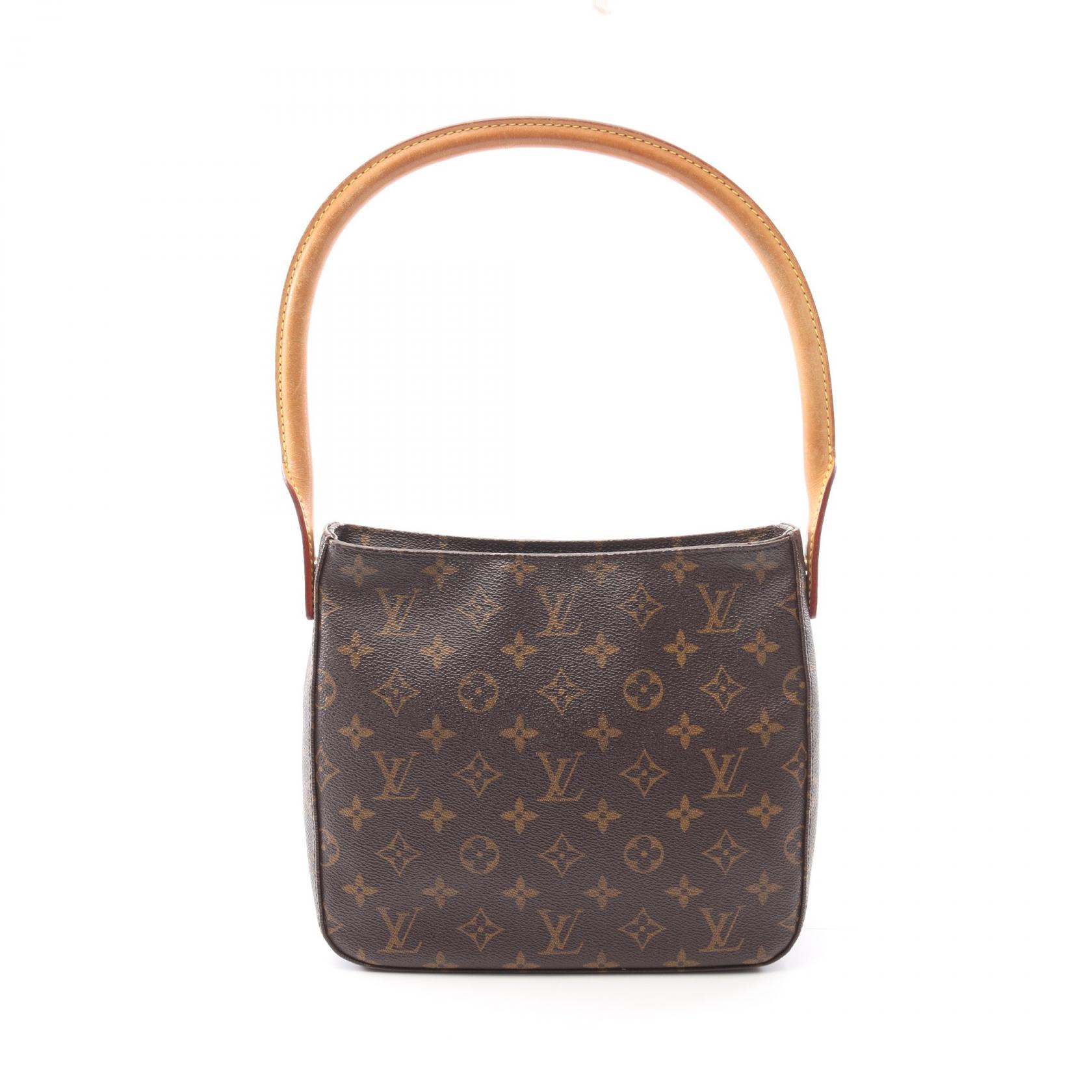 Louis Vuitton ブラウン モノグラム ショルダーバッグ　ルーピング ルイヴィトン LOUIS VUITTON ルーピングGM モノグラム