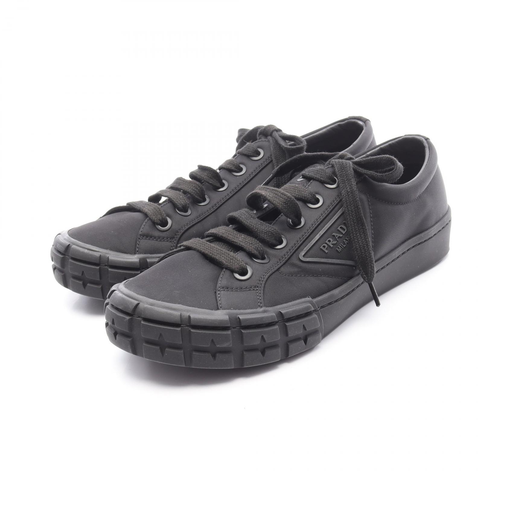 PRADA　ナイロンスニーカー　ブラック　37 中古・古着通販】PRADA (プラダ) モノリス ダッドスニーカー