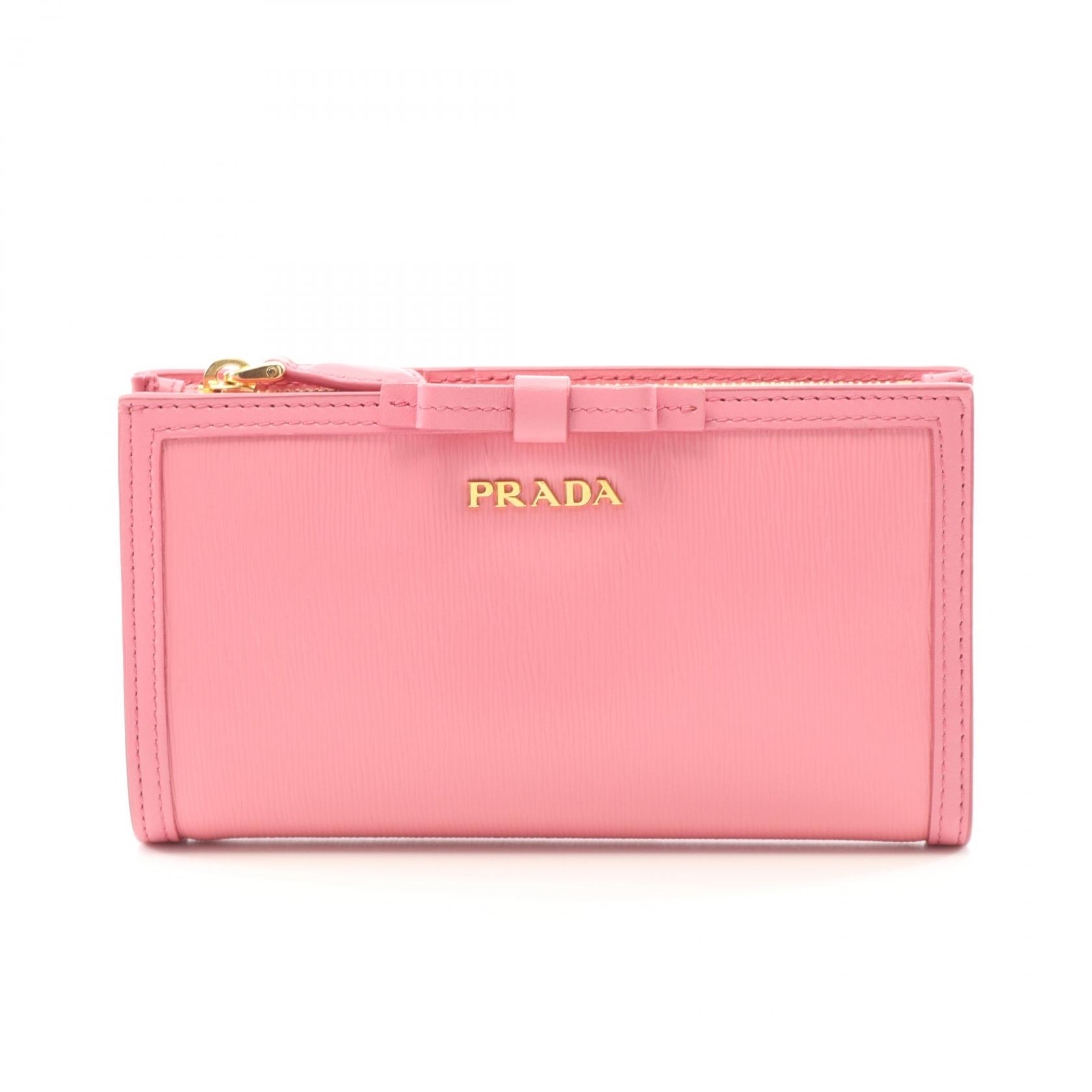 楽天市場】プラダ PRADA コンパクト財布 二つ折り VIT.MOVE LOVE