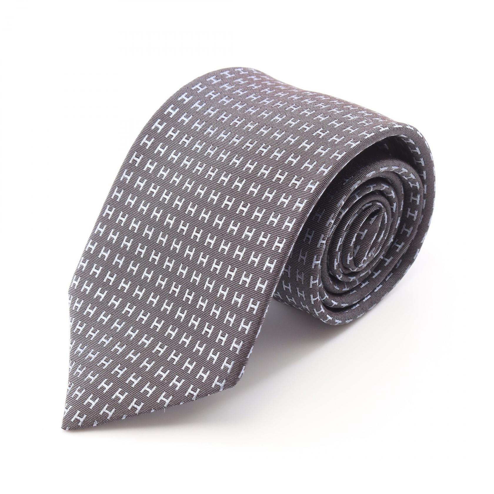 楽天市場】【アパレル】HERMES エルメス ネクタイ H柄 Hモチーフ