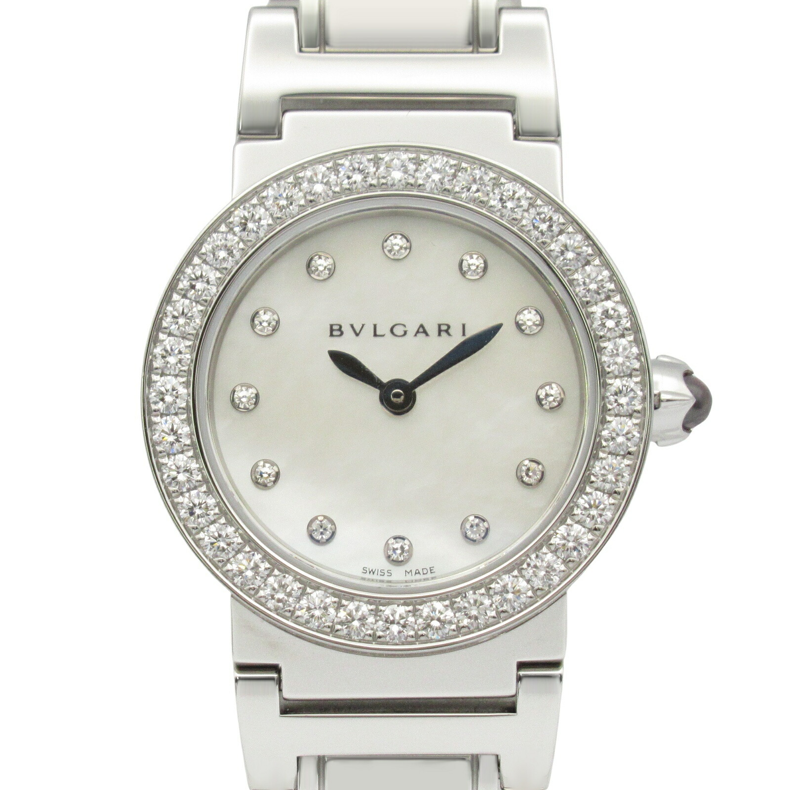 【美品】BVLGARI ブルガリブルガリ クォーツ腕時計 12Pダイヤモンド BVLGARI ブルガリ 腕時計 ダイヤ12P クォーツ - メルカリ