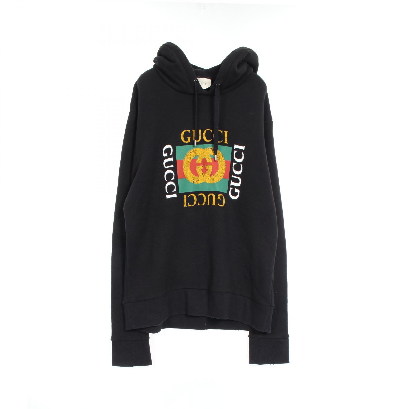 【極美品】グッチ　21SS 650618 GGワッペンフード付アノラックブルゾン 極美品】グッチ 21SS 650618 GGワッペンフード付アノラック