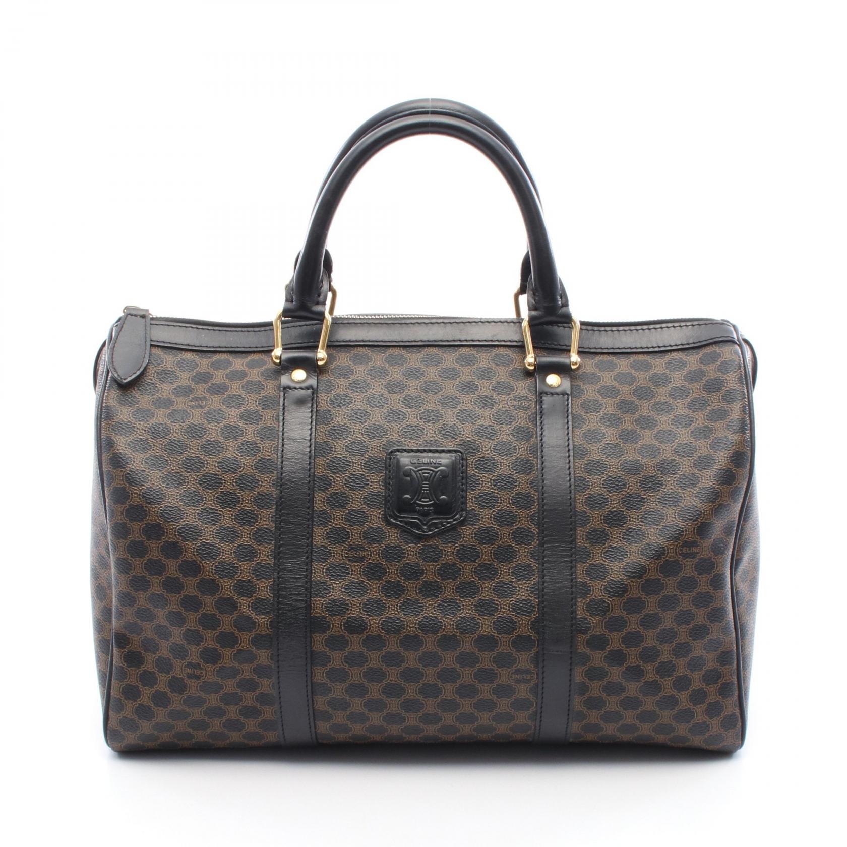 楽天市場】『USED』 CELINE セリーヌ マカダム柄 ミニボストン