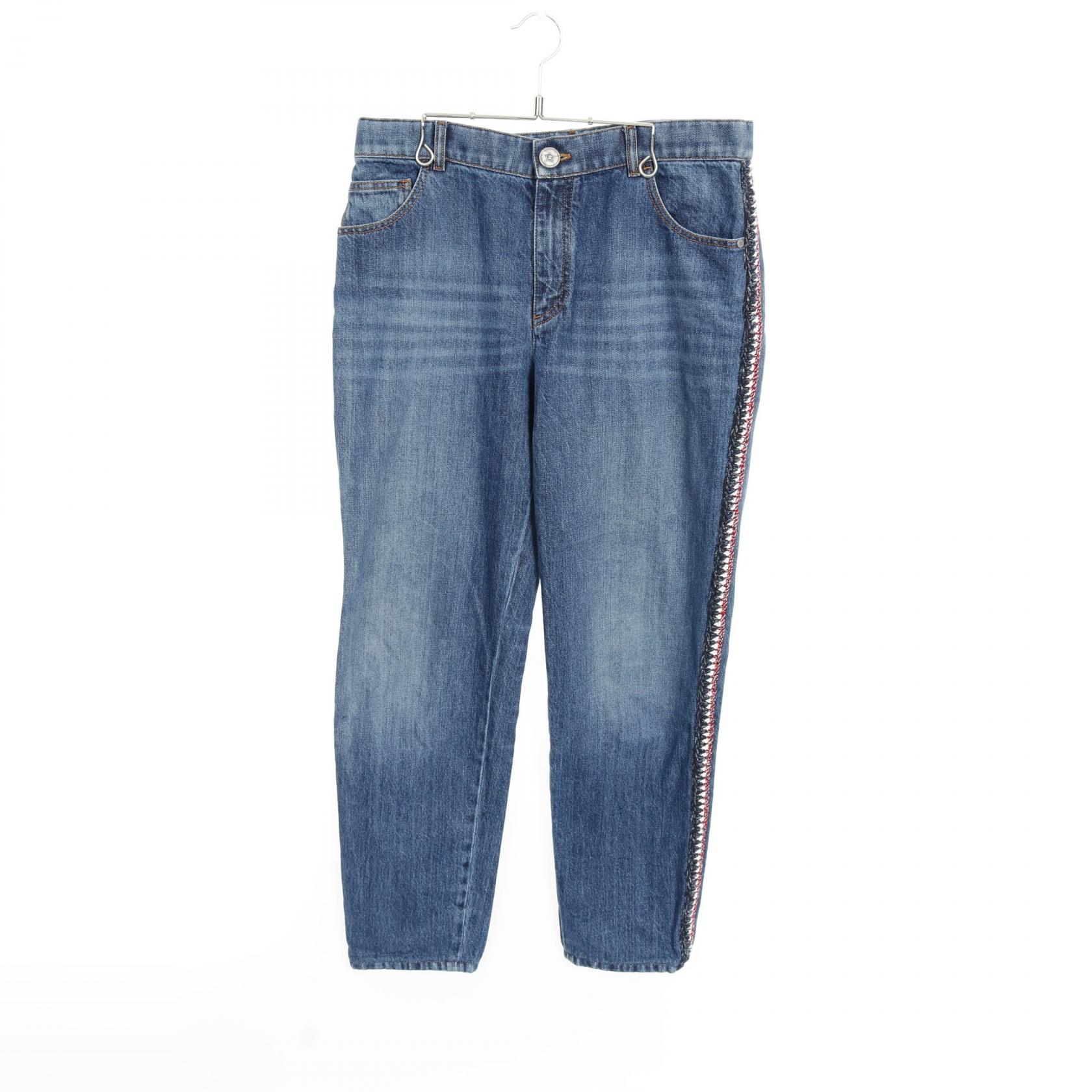 楽天市場】CHANEL シャネル ココステッチ ツイードラインデニムパンツ