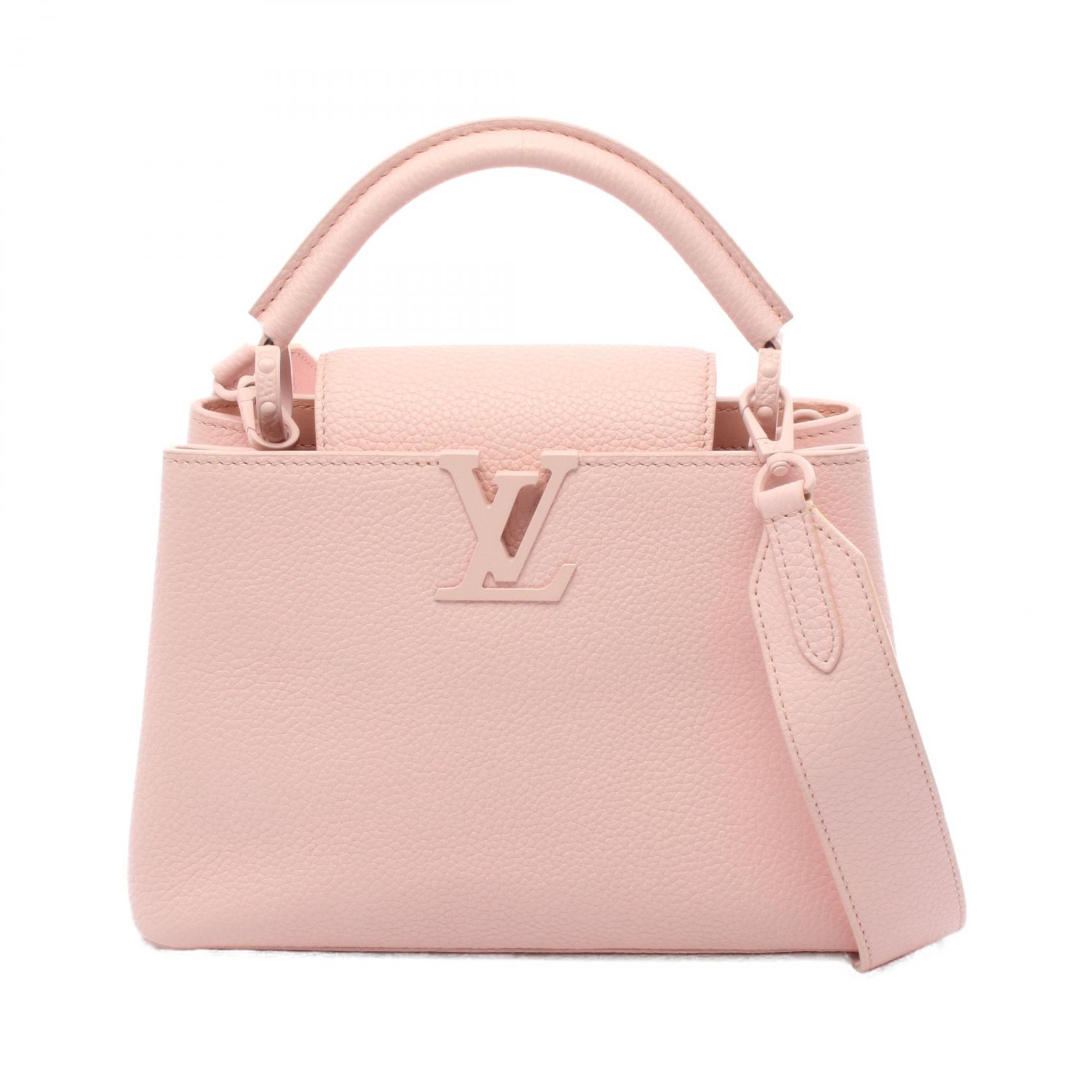 【15%OFFクーポン対象 4/4 20時-4/10 23:59】ルイ・ヴィトン LOUIS VUITTON カプシーヌ BB オードローズ ハンドバッグ バッグ トリヨンレザー トリヨンレザー ピンク系 M55773 【中古】
