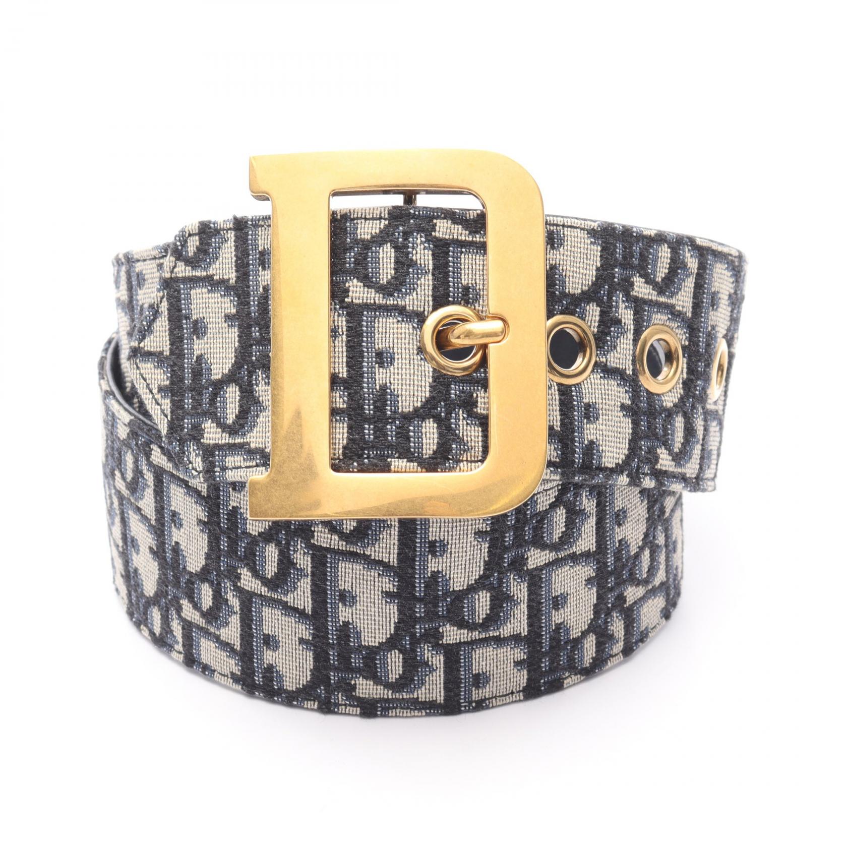 Dior オブリークジャガードベルト 4333PLYSEH05E 85 DIOR | ベルト 35mm ディオール オブリーク ジャカード & グレ