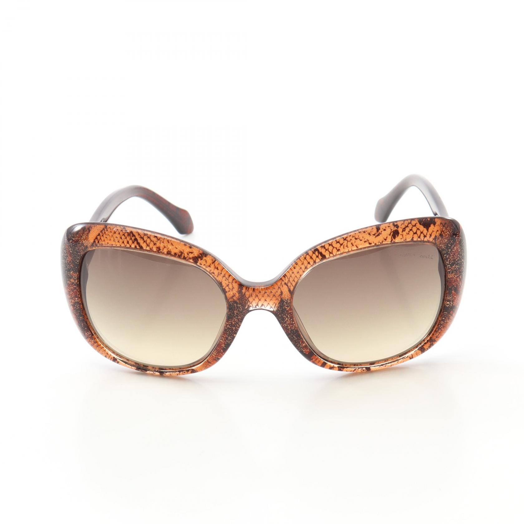 ロベルトカバリ Roberto Cavalli alula サングラス 衣料品 プラスチック ブラウン系 / ゴールド系 【中古】 12,870円