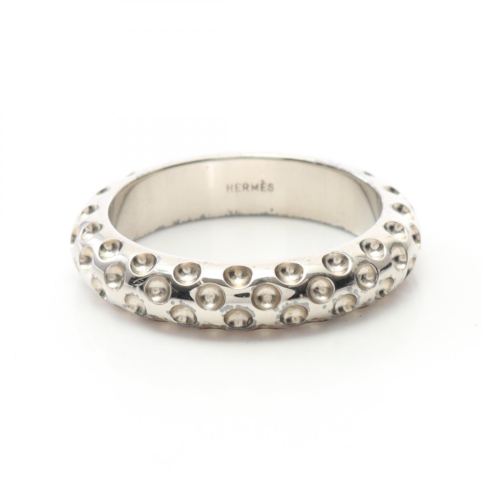 楽天市場】エルメス ドット モチーフ スカーフリング シルバー