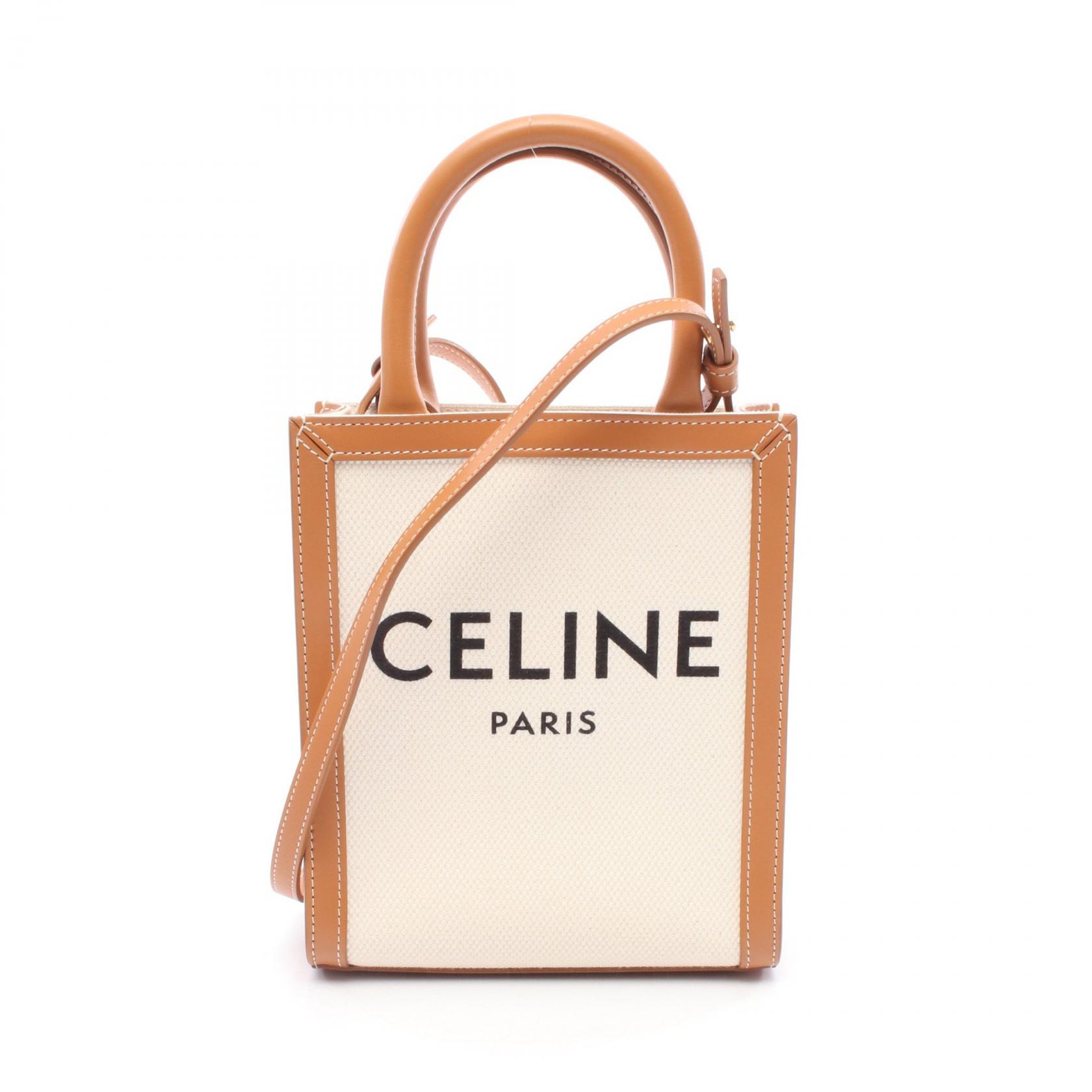 CELINE【セール】ミニ バーティカルカバ トリオンフ★関税込み CELINE セリーヌ ミニ バーティカルカバ / トリオンフ