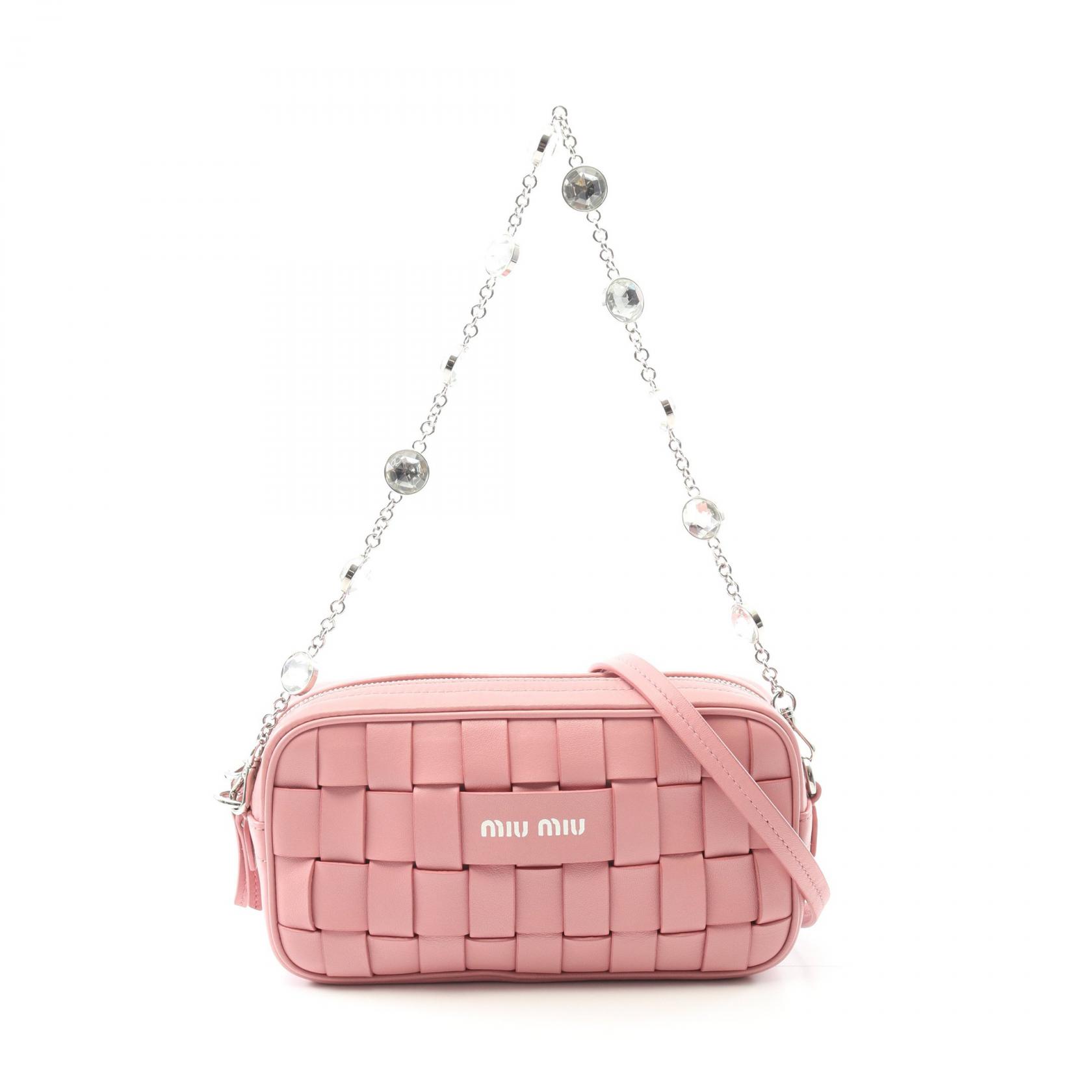 楽天市場】【美品】ミュウミュウ 【MIUMIU】 ナッパクリスタル