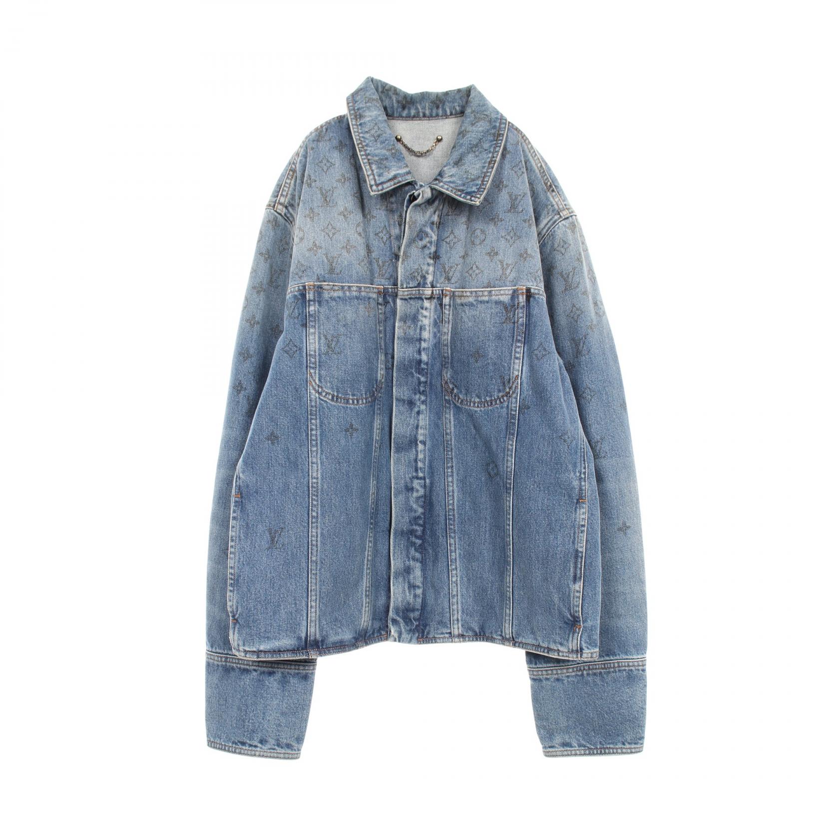 ルイヴィトンデニムGジャンモノグラムジャケット 中古・古着通販】LOUIS VUITTON (ルイ ヴィトン) モノグラム