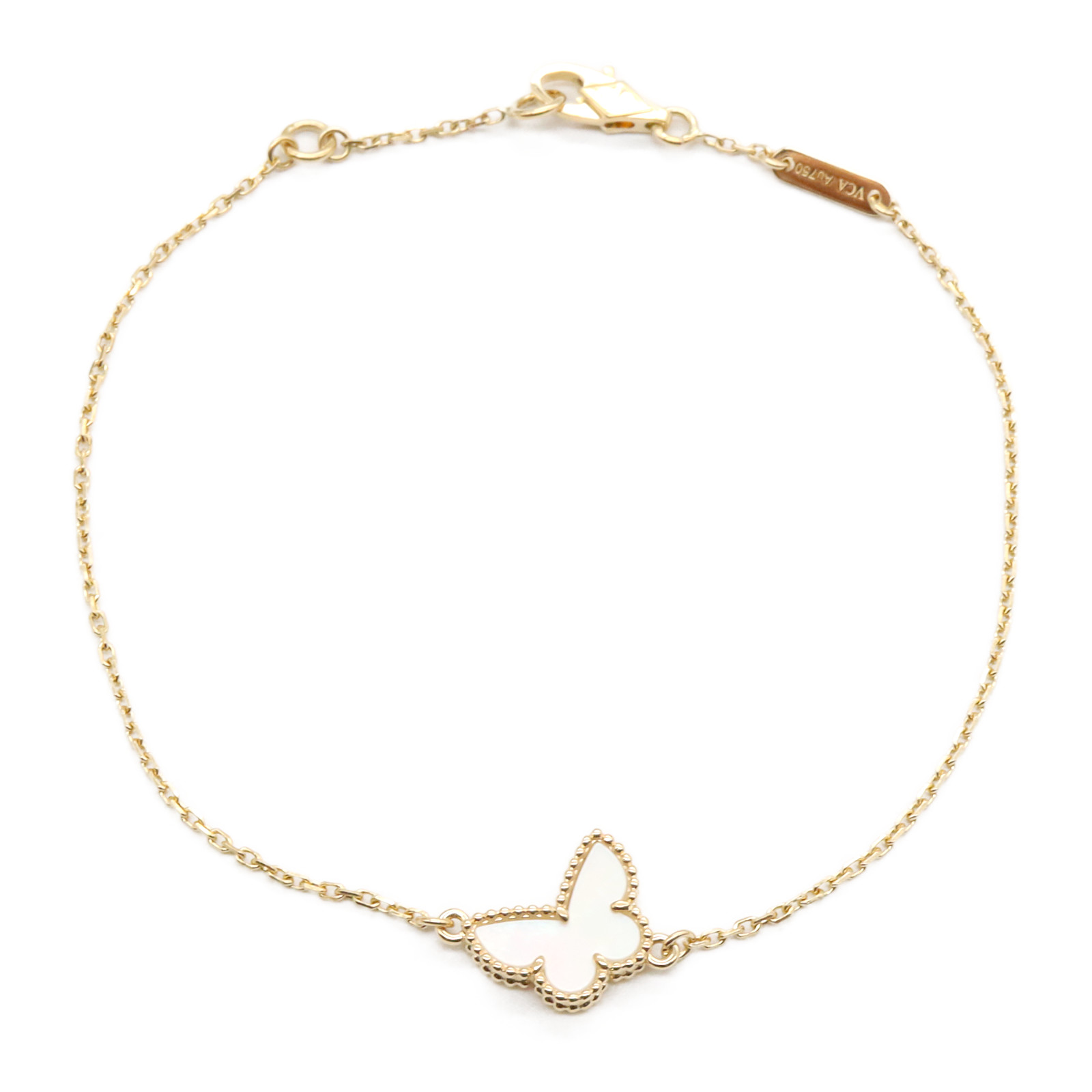 VanCleef&Arpels 直営店 アルハンブラ 白蝶貝ブレス♡ resplendir_5084
