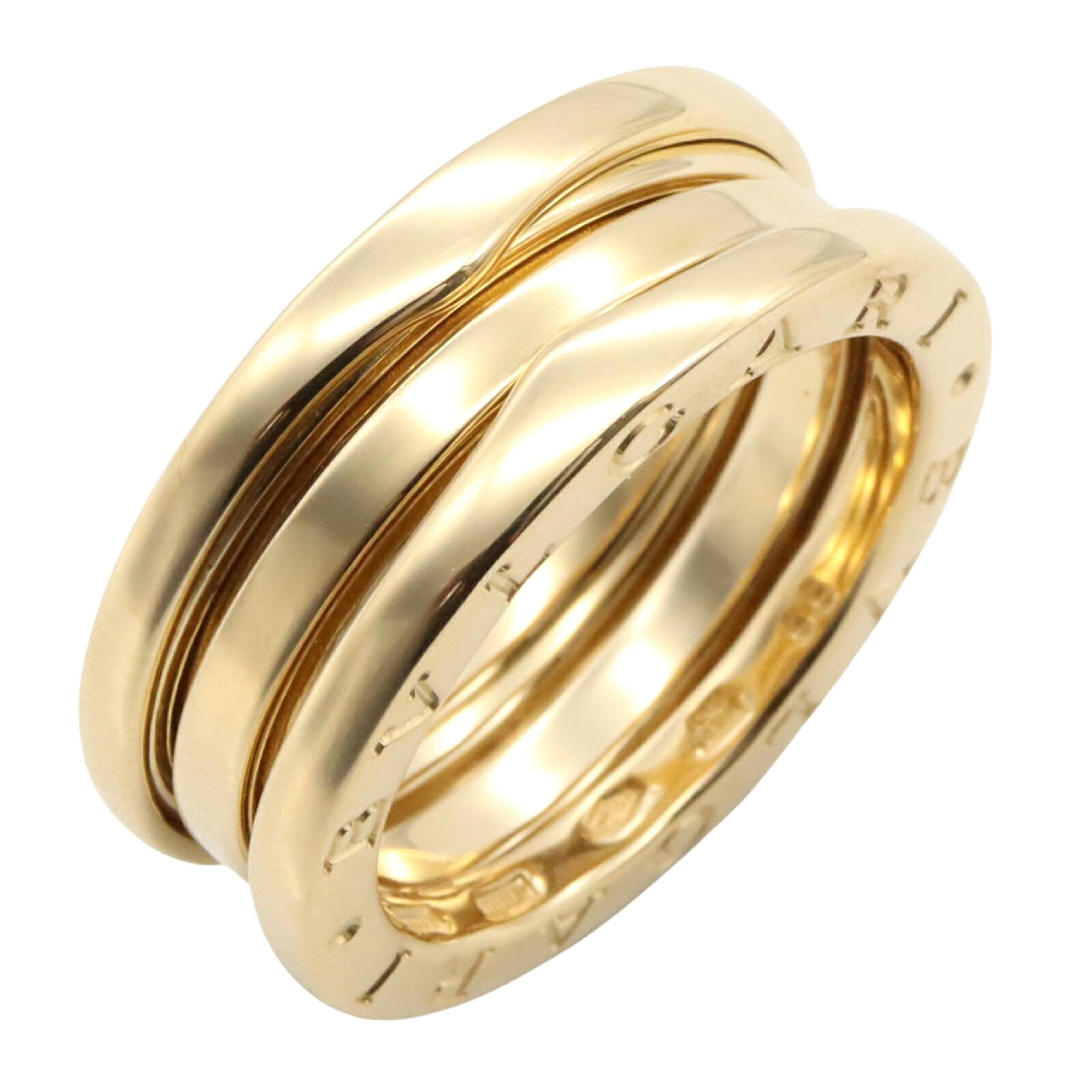 楽天市場】BVLGARI ビー・ゼロワン リング 2BANDS B-ZERO1 K18PG