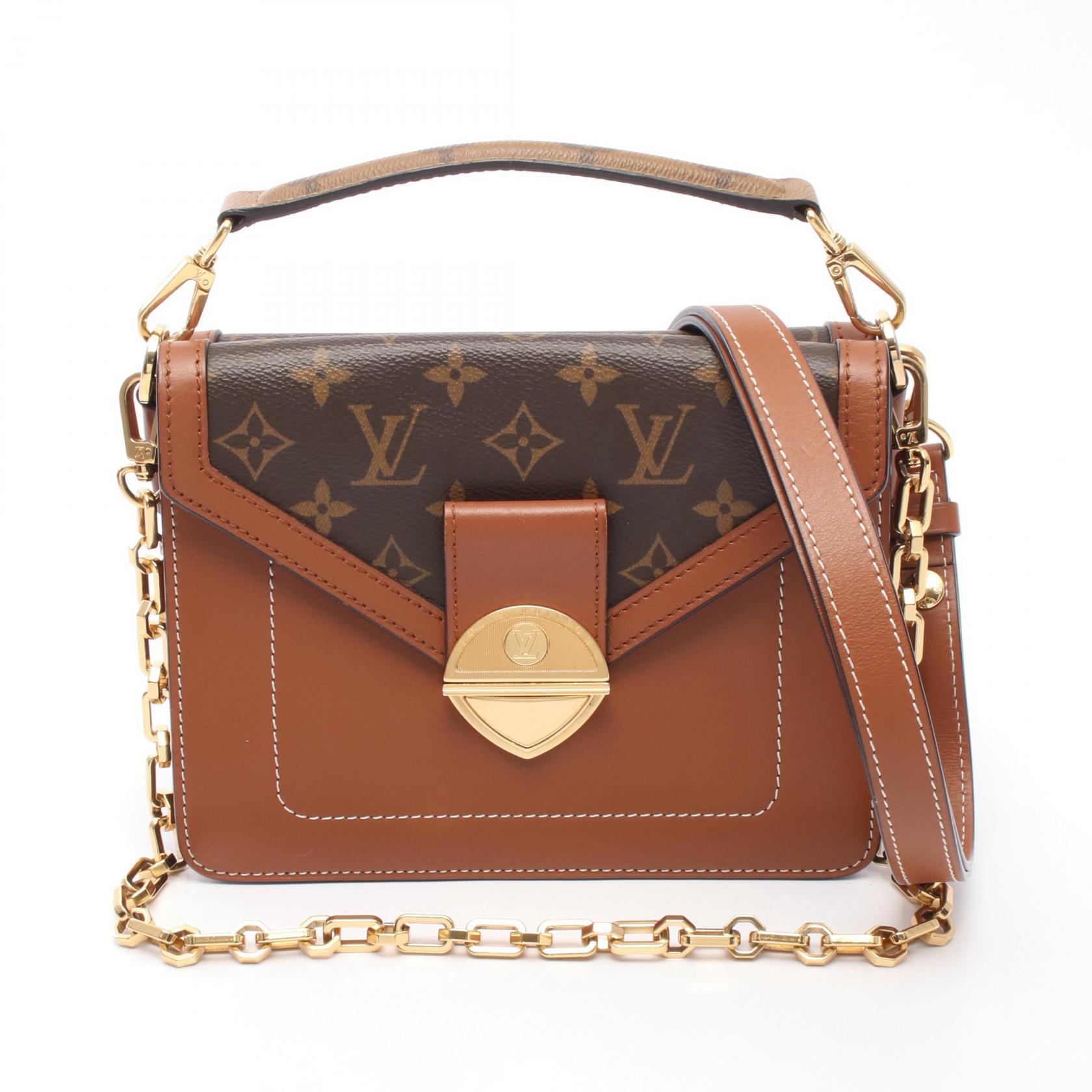 ルイ・ヴィトン LOUIS VUITTON サックビファス ハンドバッグ バッグ PVCコーティングキャンバス レザー モノグラム ブラウン系 M44386 【中古】