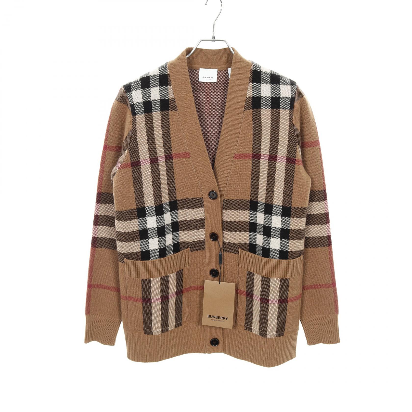 90s Burberry's 白タグ ウール カーディガン 42(XL)ブラック 90s Burberry's 白タグ ウール カーディガン 42(XL)ブラック
