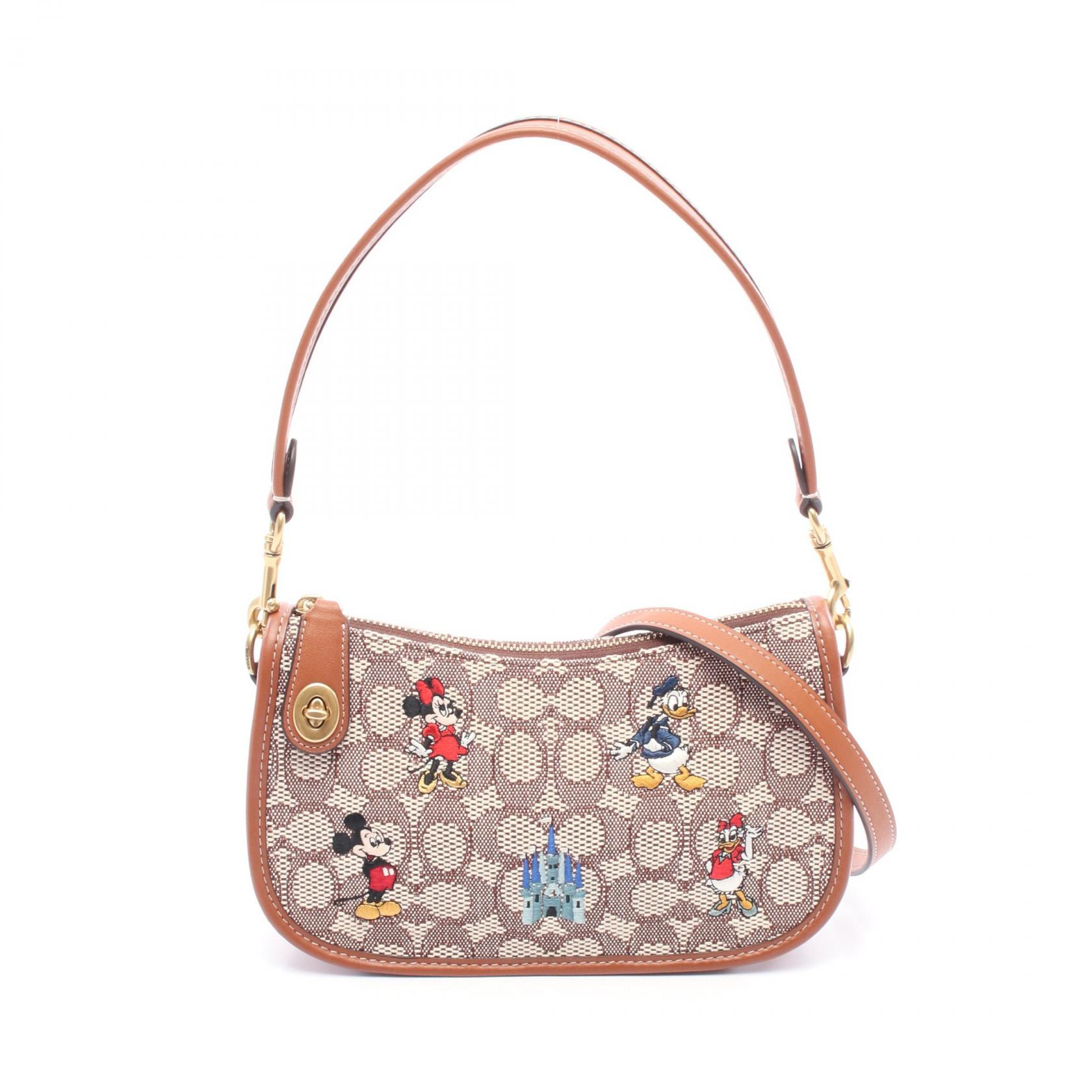 COACH F59355 ミッキーマウス レザーショルダーバッグ スカーフ付き 公式】COACH – コーチ | 【DISNEY X COACH】キット