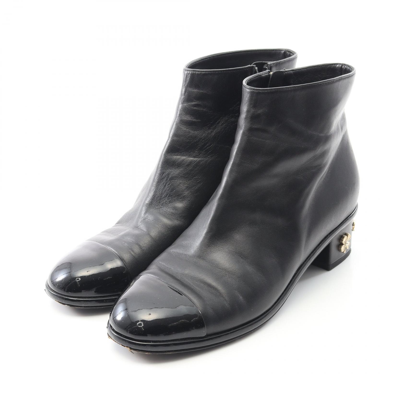 楽天市場】【シャネル】Chanel 24C レザー ココマーク ミドル ブーツ