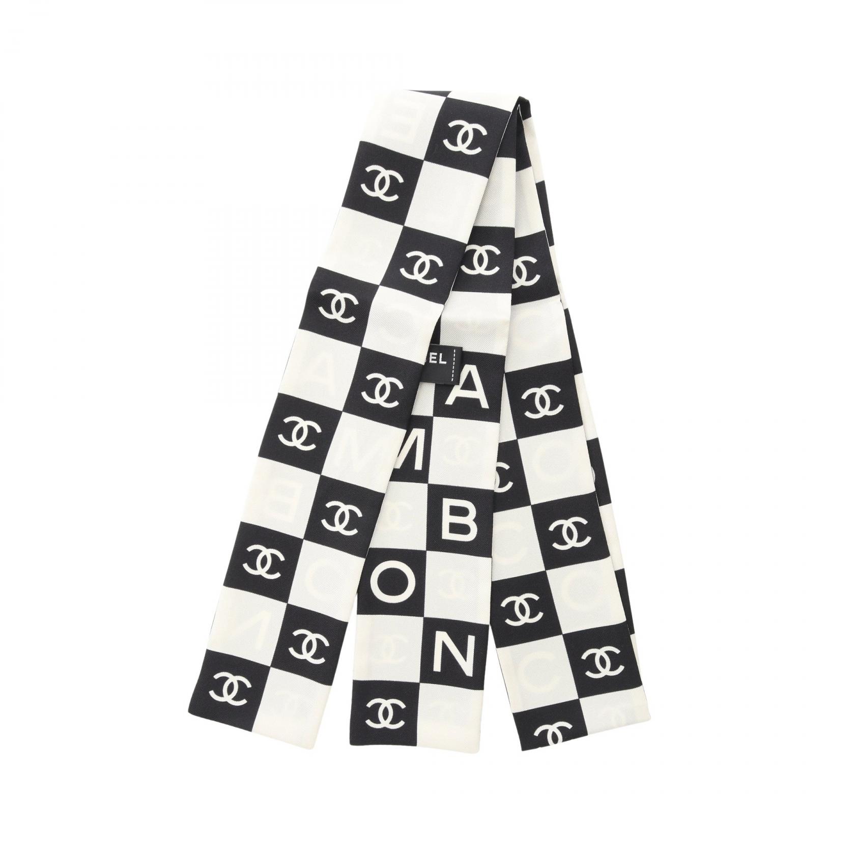 楽天市場】シャネル CHANEL スカーフ ココマーク シルク