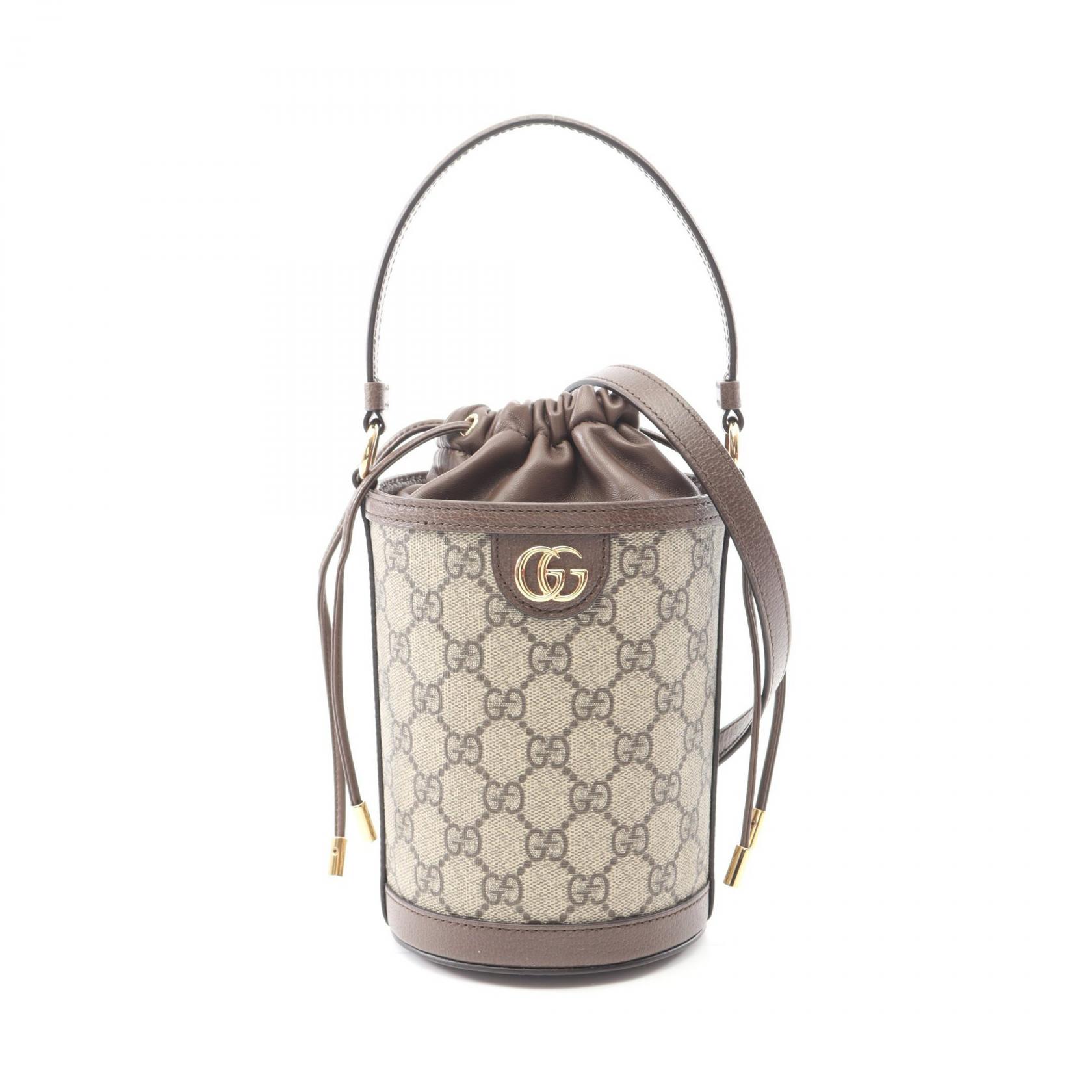 【美品】GUCCI グッチ　ミニバケットバッグ　ショルダー　巾着　ヴィンテージ 楽天市場】GUCCI グッチ オフィディア GGスプリーム ミニバケット
