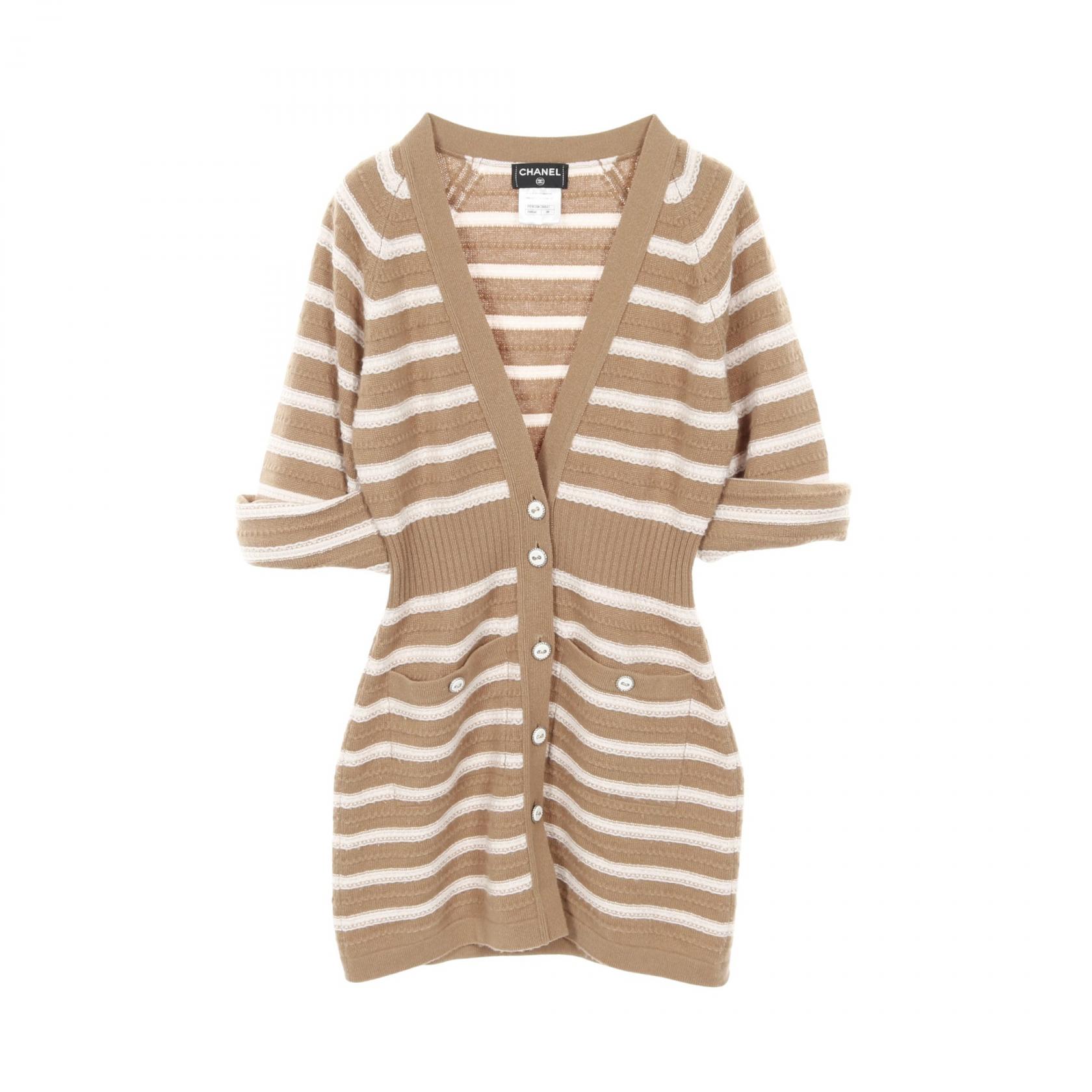 楽天市場】【シャネル】Chanel ターンロック カシミヤ カーディガン