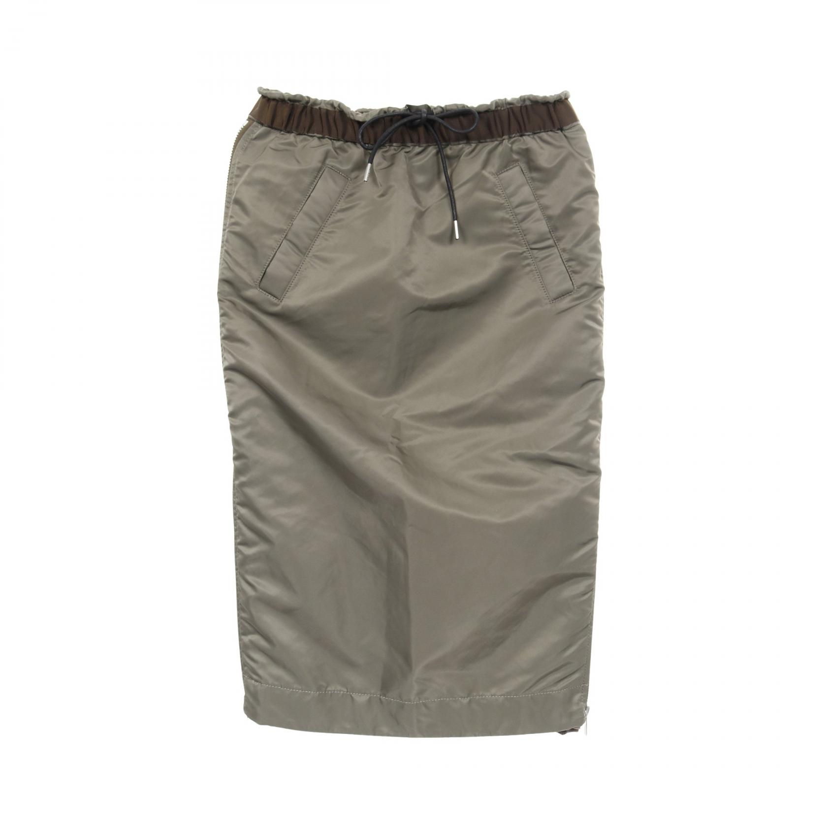 楽天市場】【中古】sacai ナイロンツイルバックプリーツカーゴ