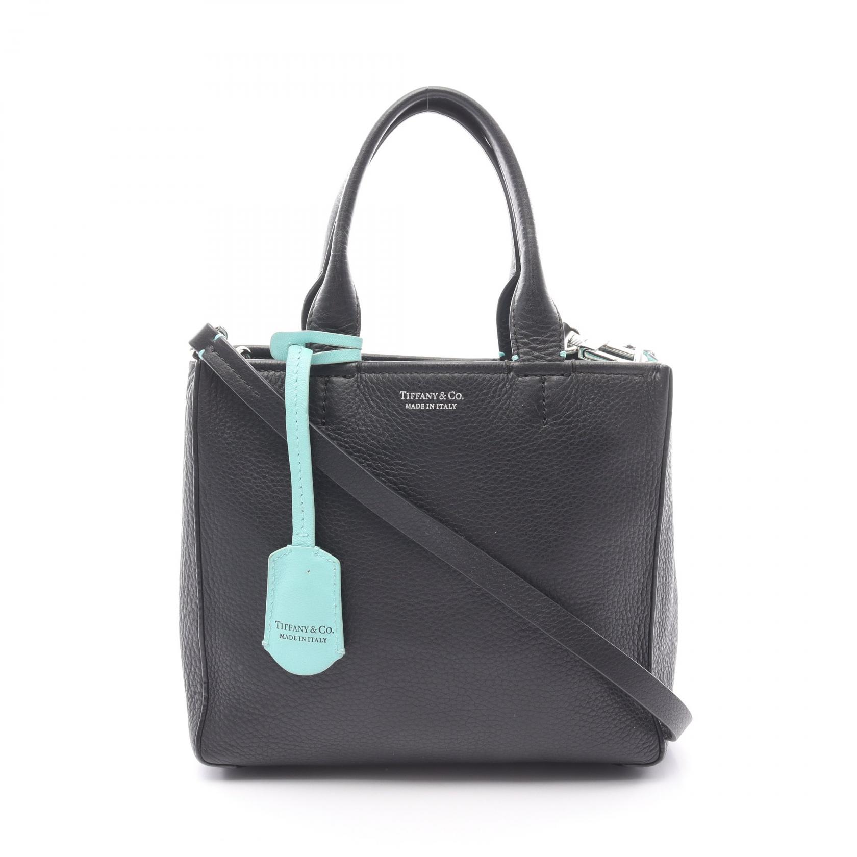 ケンティー様*Tiffany & Co. ブラックレザートートバッグ ケンティー様*Tiffany & Co. ブラックレザートートバッグ - メルカリ