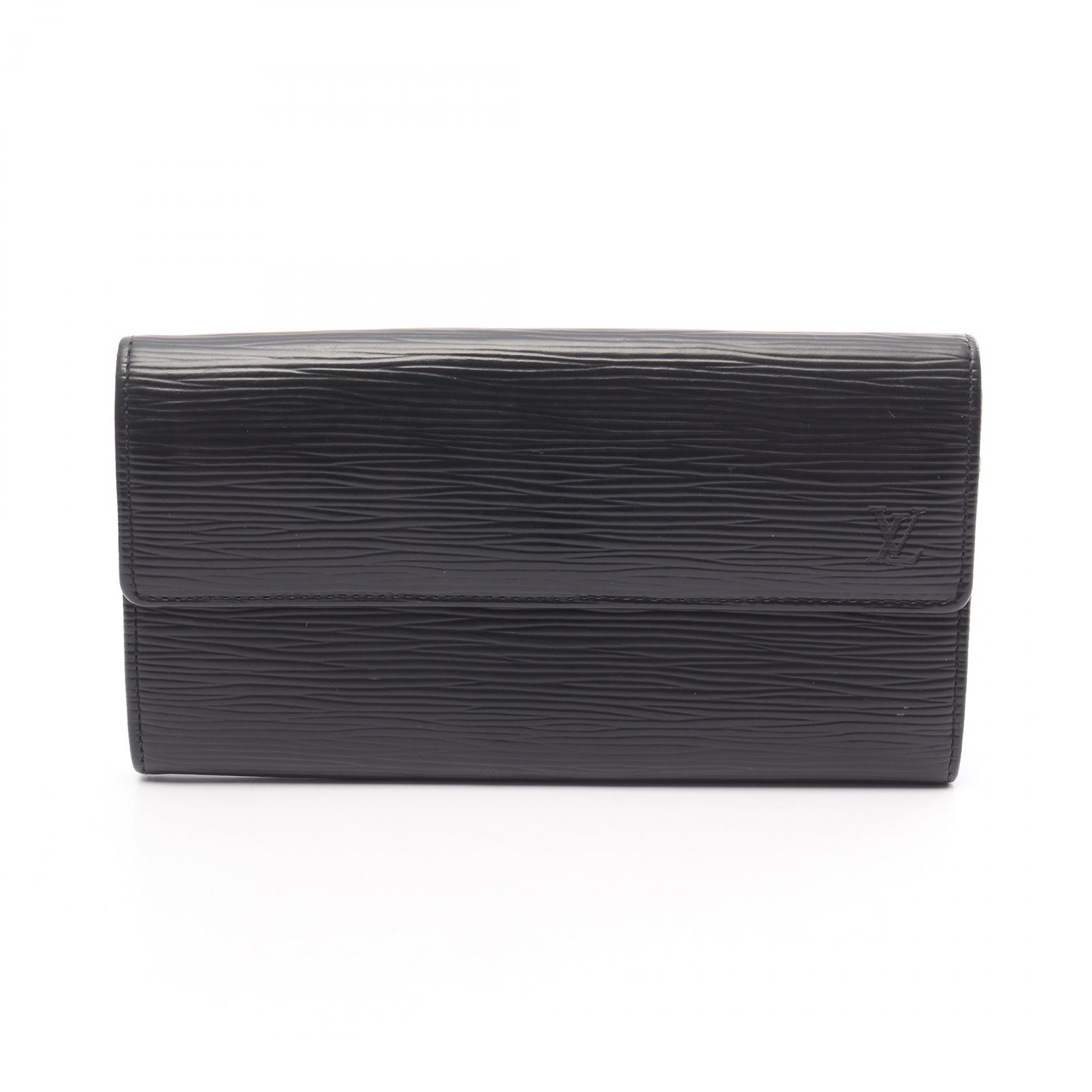 【美品】ルイヴィトン 二つ折り長財布 ポルトフォイユ エピ ブラック 楽天市場】【財布】LOUIS VUITTON ルイ ヴィトン エピ