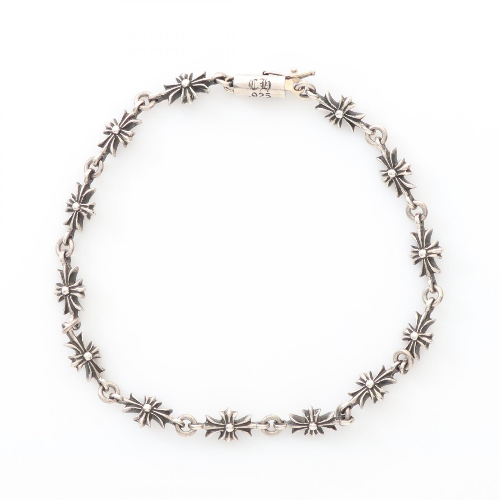 希少CHROME HEARTS クロムハーツ CHプラス ブレスレット　シルバー CHROME HEARTS クロムハーツ タイニー CHプラス ブレスレット