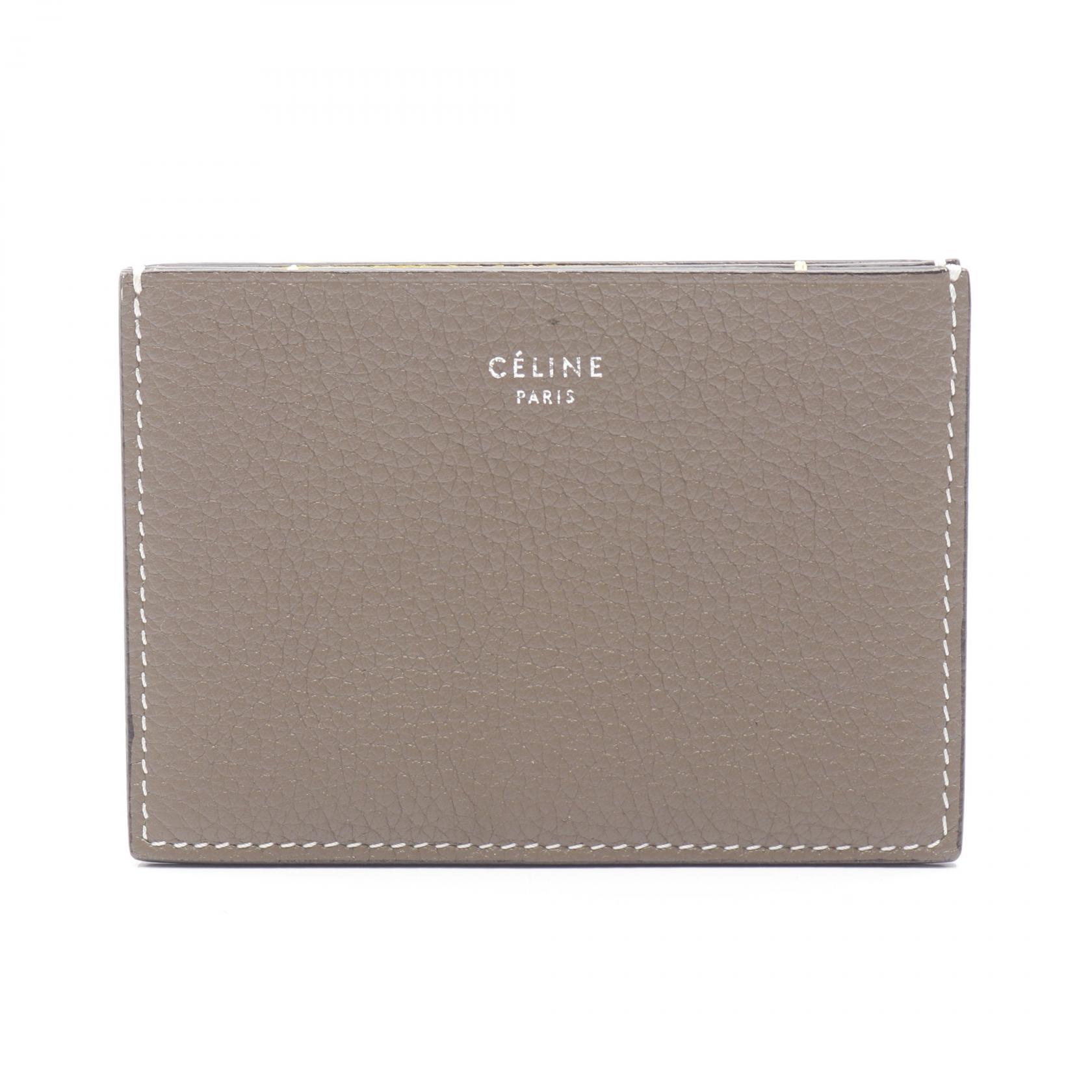 楽天市場】CELINE セリーヌ カードケース パスケース レザー
