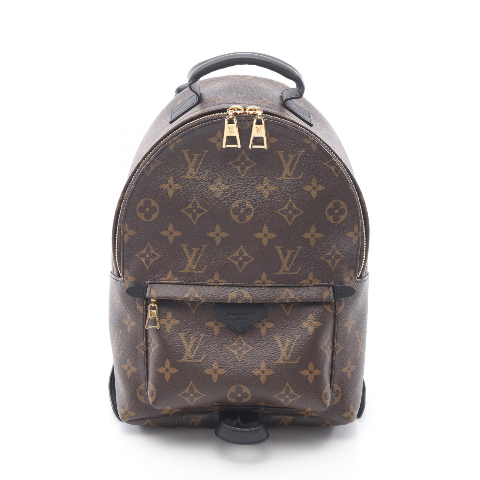 ルイ・ヴィトン LOUIS VUITTON パームスプリングス バックパックPM リュックサック バックパック バッグ PVCコーティングキャンバス レザー モノグラム ブラウン系 / ブラック系 M44871 【中古】 176,000円
