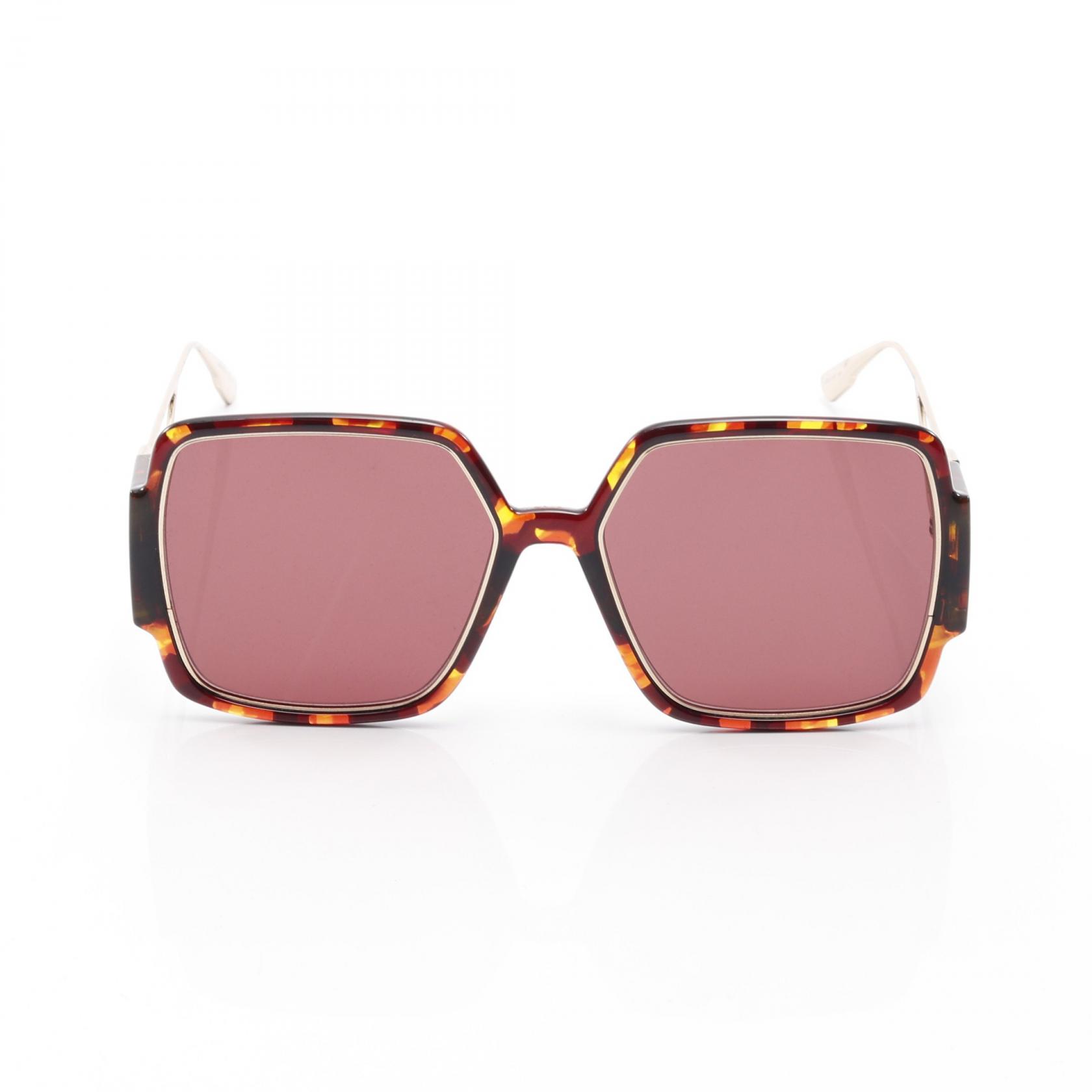 ディオール Dior サングラス 衣料品 GP / プラスチック ブラウン系 / ゴールド系 【中古】