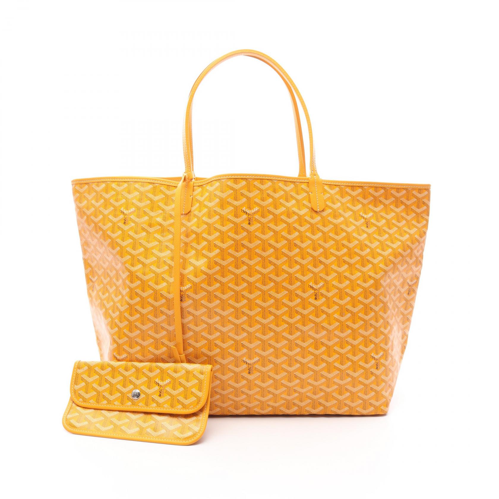 ゴヤールトートGM GOYARD】ゴヤール サンルイGM PVCコーティングキャンバス 黒