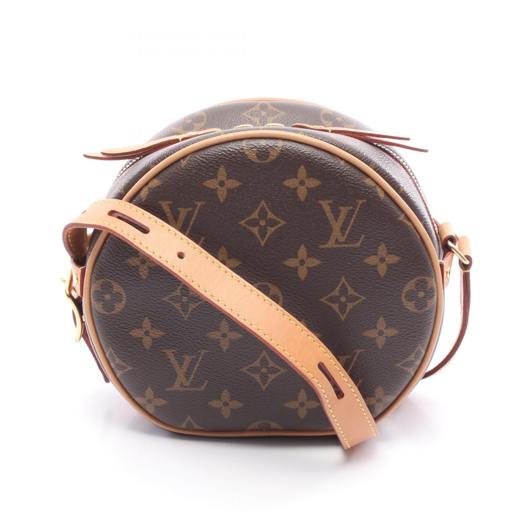 ルイ・ヴィトン LOUIS VUITTON ボワット シャポー スープルPM ショルダーバッグ バッグ PVCコーティングキャンバス レザー モノグラム ブラウン系 M45149 【中古】
