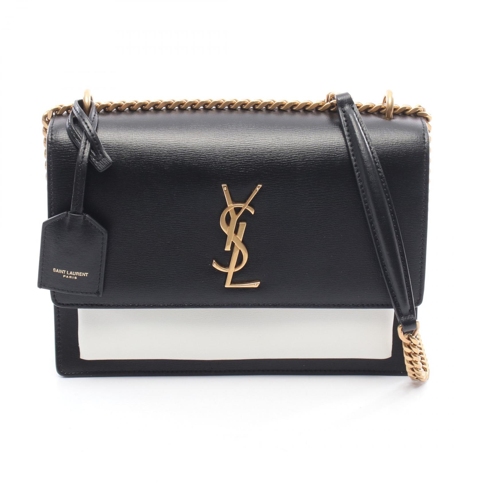 SAINT LAURENT サンローラン レザー ショルダーバッグ 新品 正規品 SAINT LAURENT サンローラン バッグ ショルダーバッグ