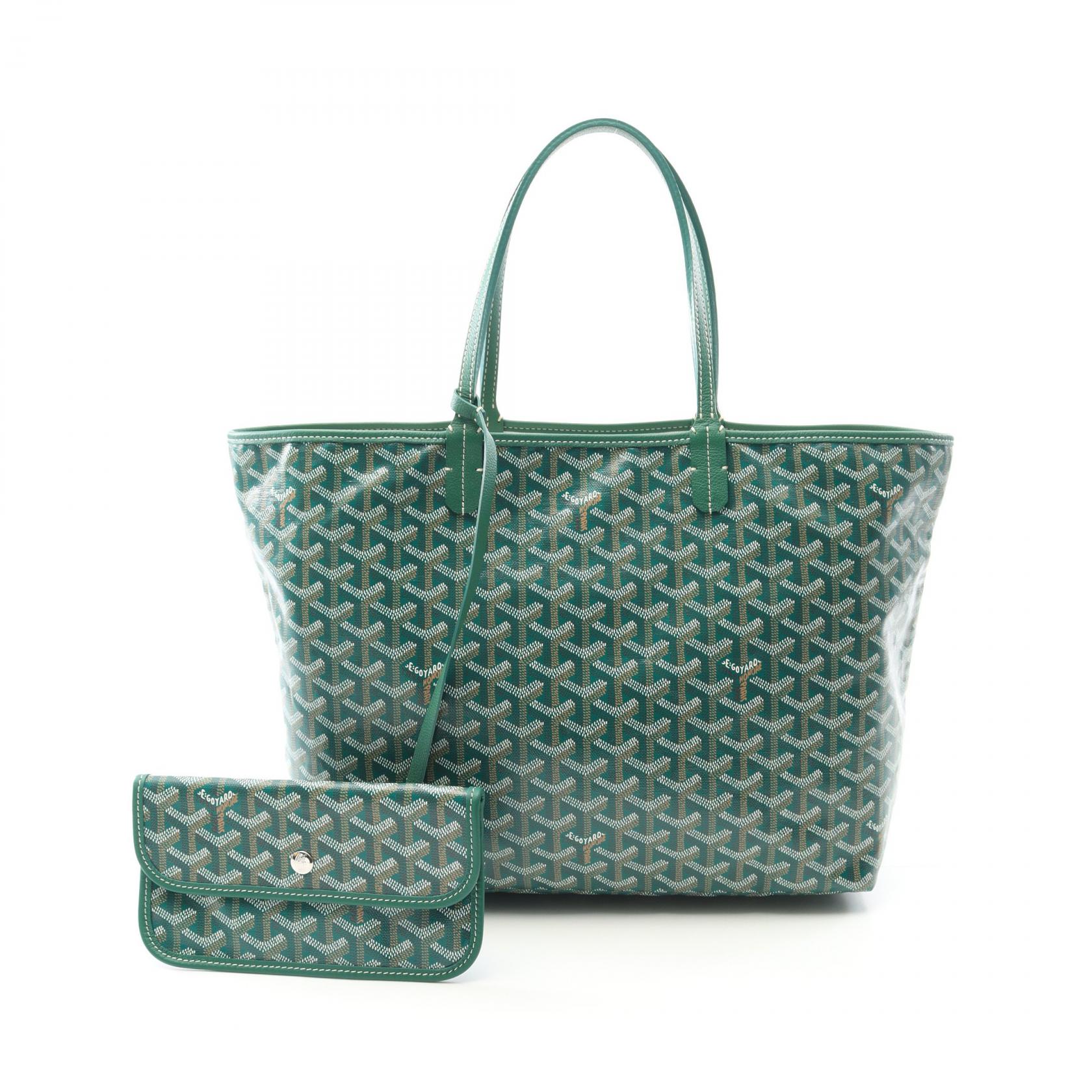 ゴヤール サンルイPM キャンバス レザー ボルドー GOYARD ゴヤール サンルイPM バッグ カーフ/キャンバス ボルドー