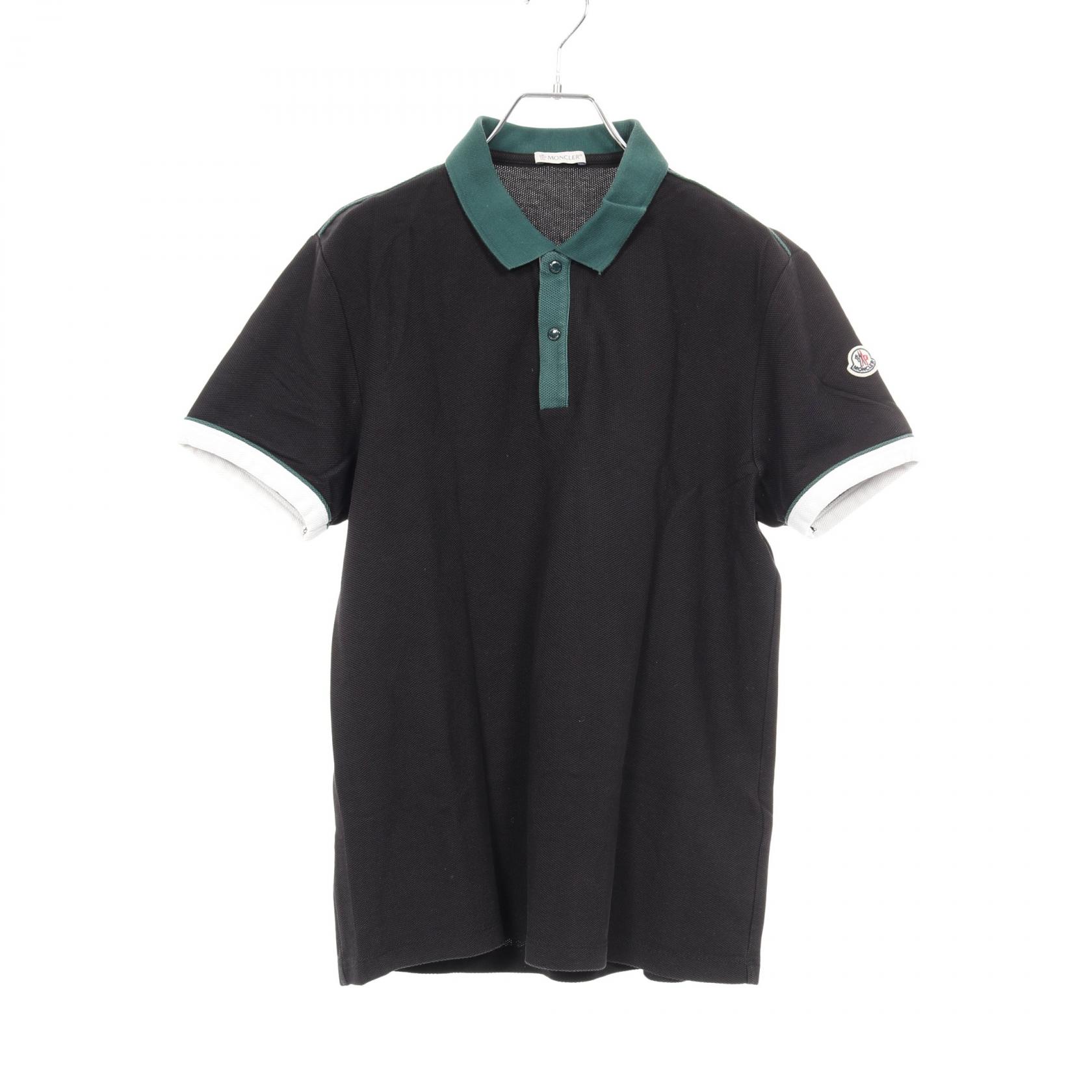 ［新品未使用］モンクレール　ポロシャツ　ブラック　S ブラック ポロシャツ : Tシャツ＆ポロシャツ 向けの メンズ | モンクレール