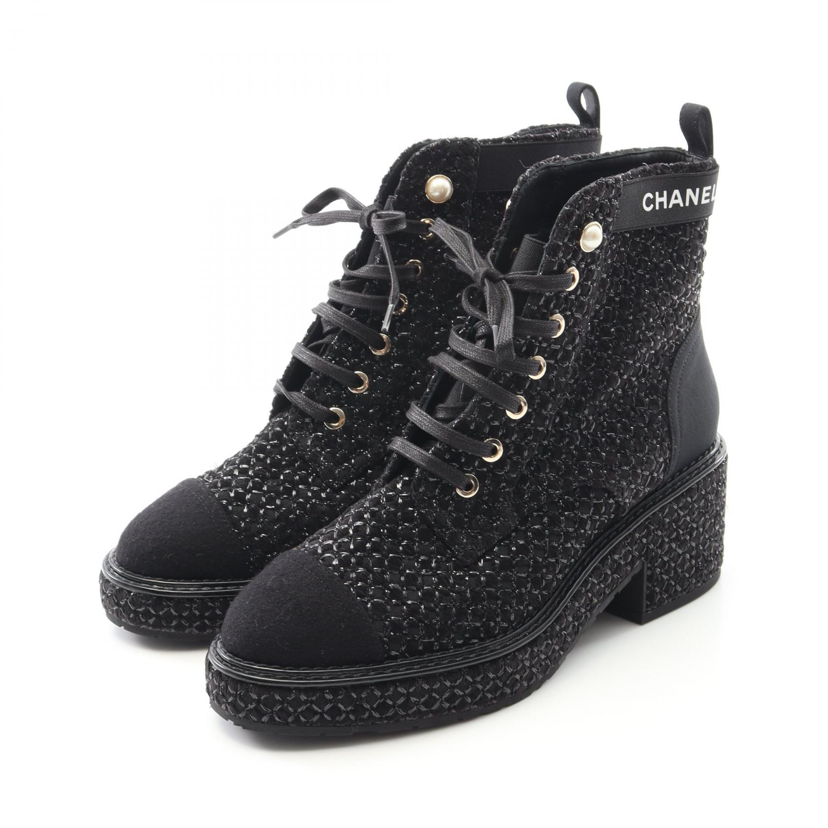 CHANEL✴︎希少✴︎フェイクファーブーツ✴︎37