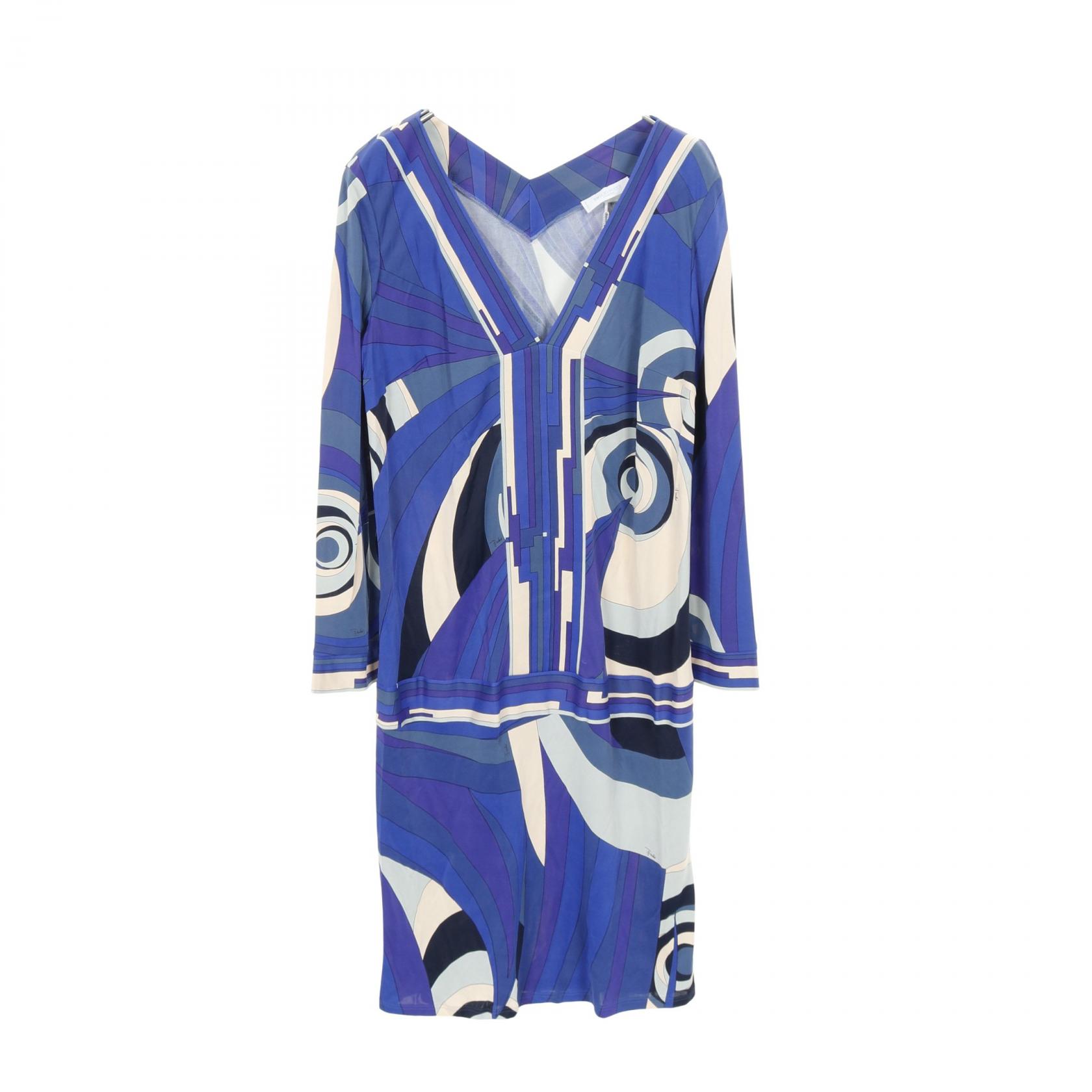 楽天市場】【エミリオプッチ】Emilio Pucci 総柄 七分丈ワンピース