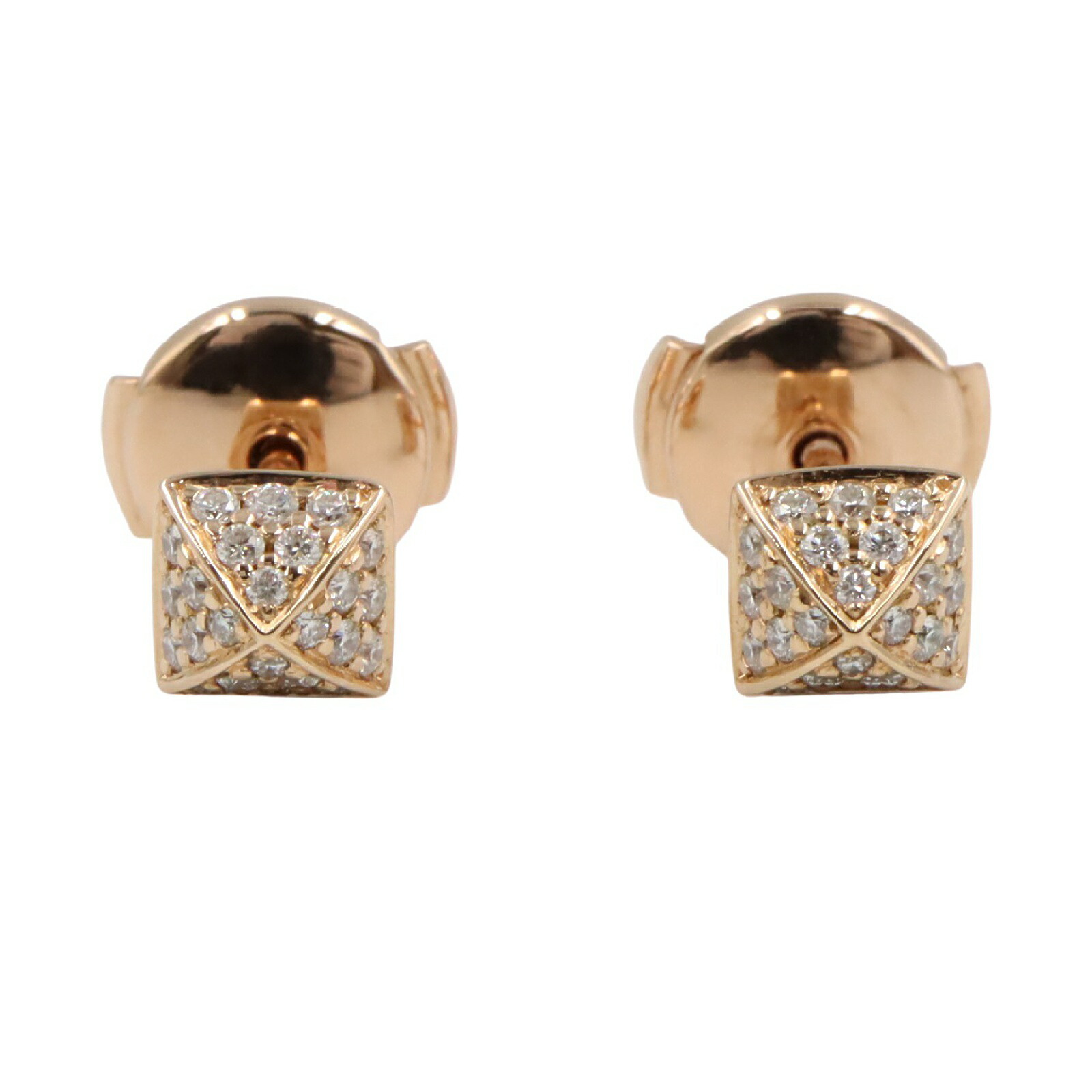 HERMES ゴールドスタッドピアス 楽天市場】【定価以下】エルメス クルー・ドゥ・H ローズゴールド