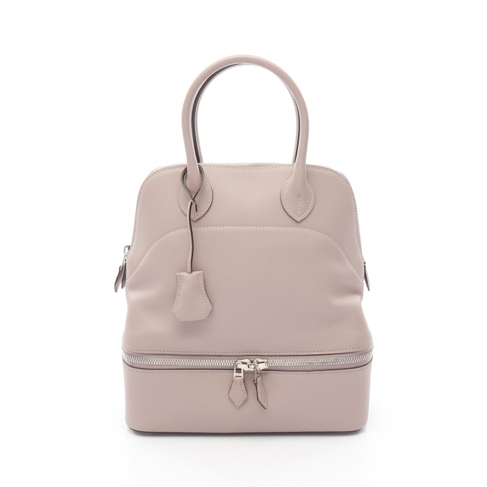 エルメス HERMES ボリードスクレ ハンドバッグ バッグ レザー ヴォースイフト ヴォースイフト ピンク系 【中古】