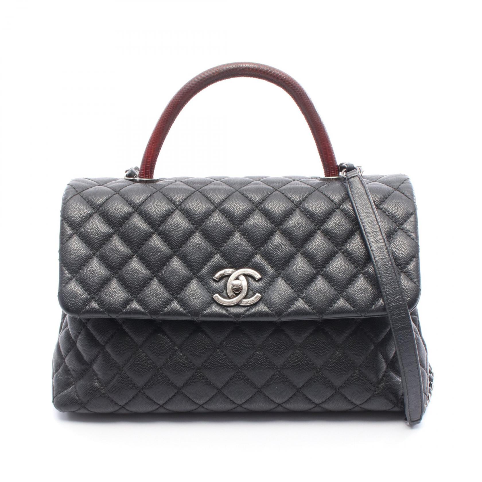 シャネル ココハンドル 29 ブラック メティエダール シャネル ココハンドル 29 ブラック キャビアスキン ｜ 商品状態