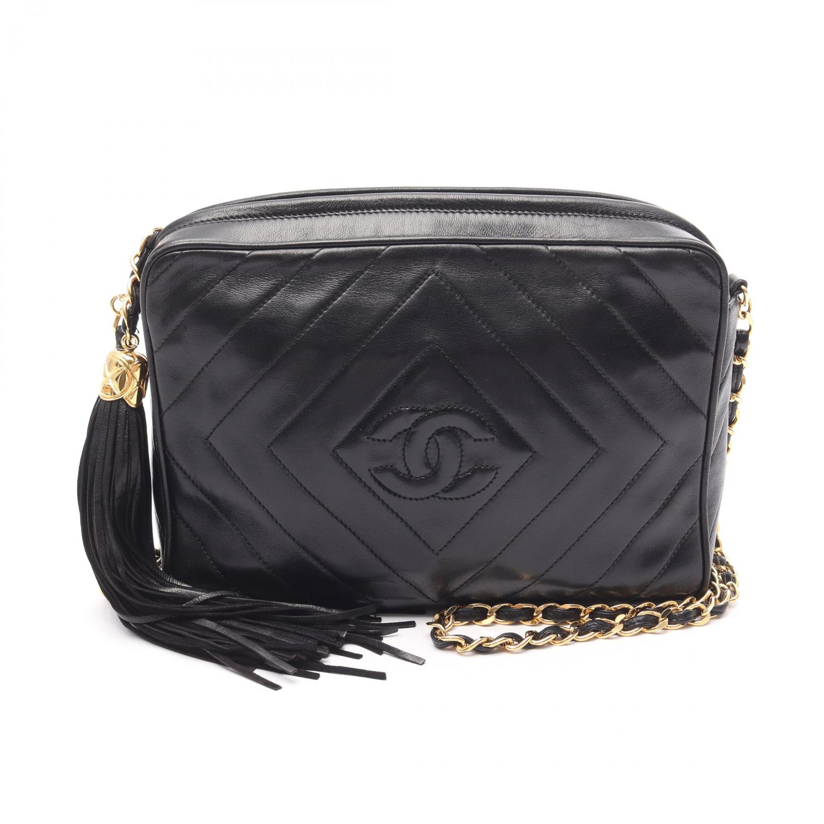 CHANEL レザー キルティングショルダーバッグ CHANEL シャネル CHAIN WALLET BAG チェーンウォレット ショルダー