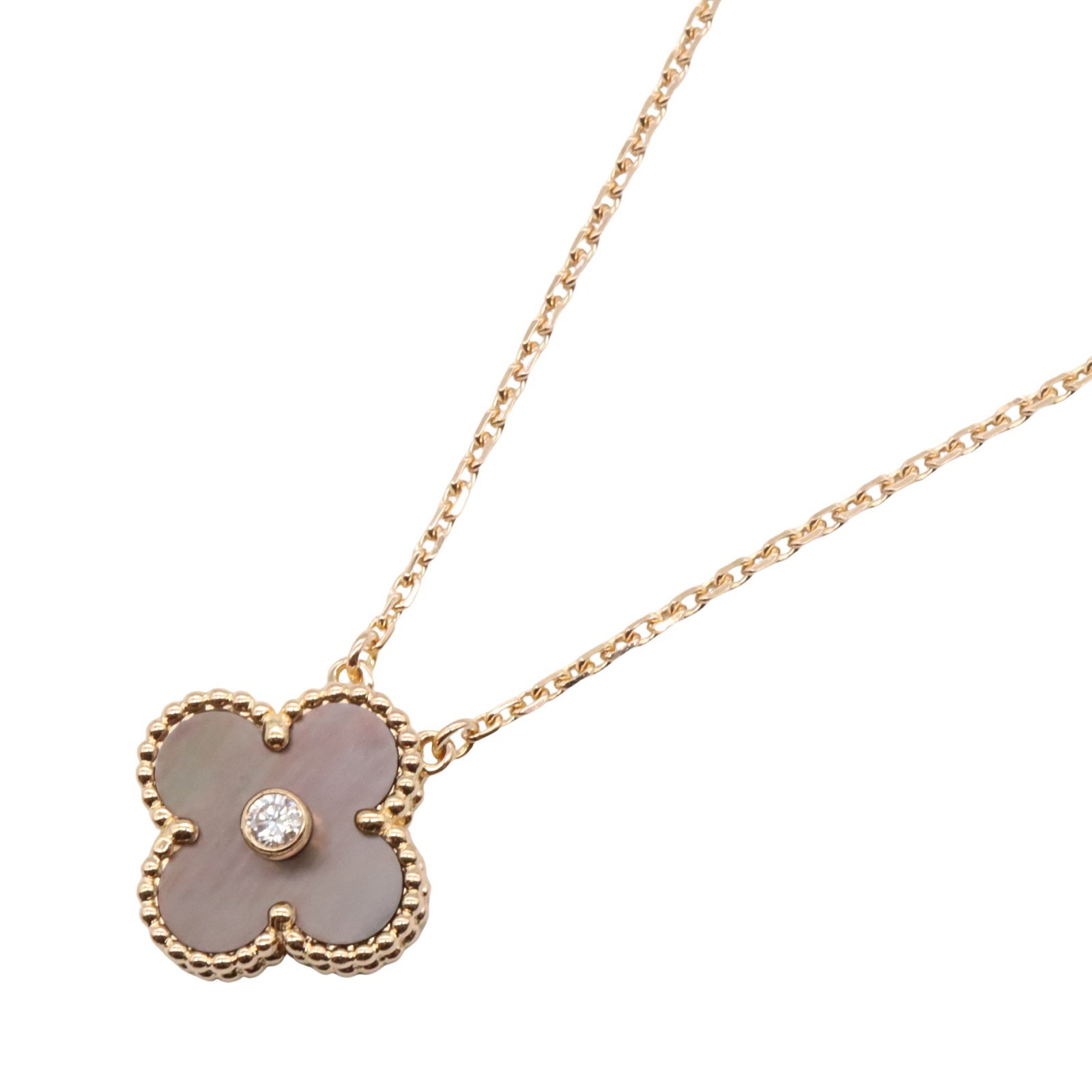 ヴァンクリーフ&アーペル　スウィート アルハンブラ　マザーオブパール　ネックレス Van Cleef & Arpels ヴァンクリーフ＆アーペル スウィート