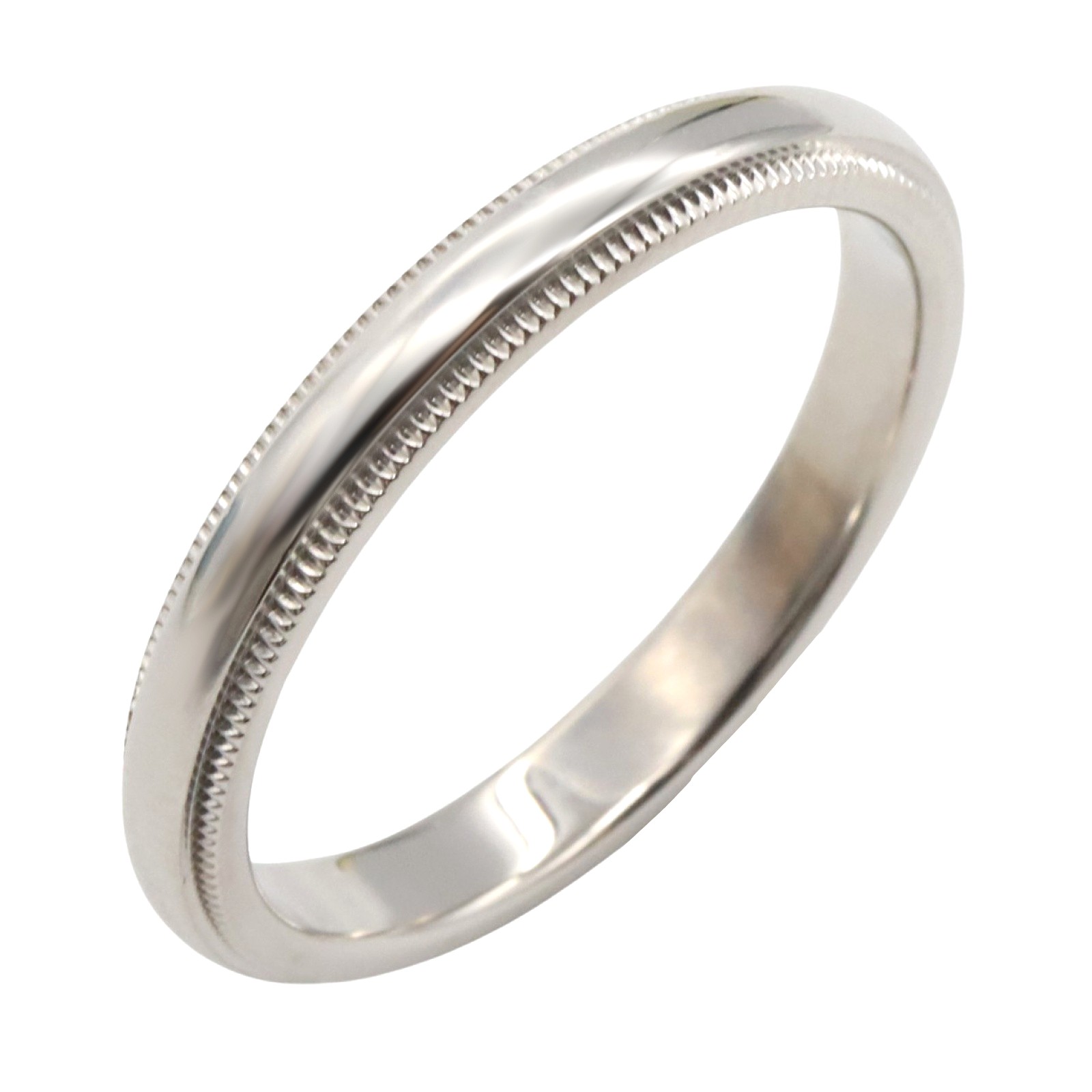 楽天市場】ティファニー TIFFANY & Co. 750 pt950 ミルグレイン リング