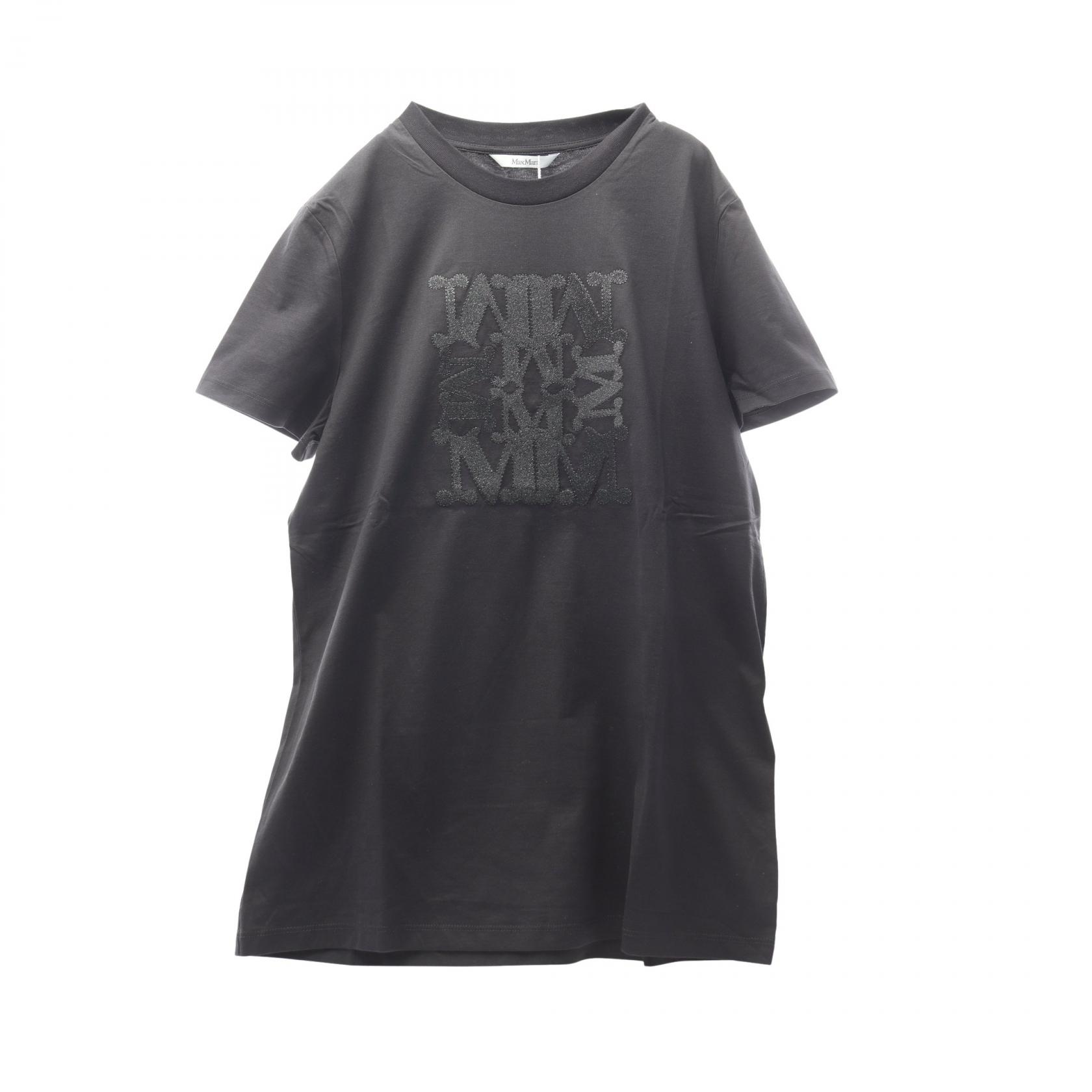 マックスマーラ MAX MARA GIOVANE ジオヴァニ カットソー 衣料品 トップス コットン ブラック系 2411941052600005L 【新品】