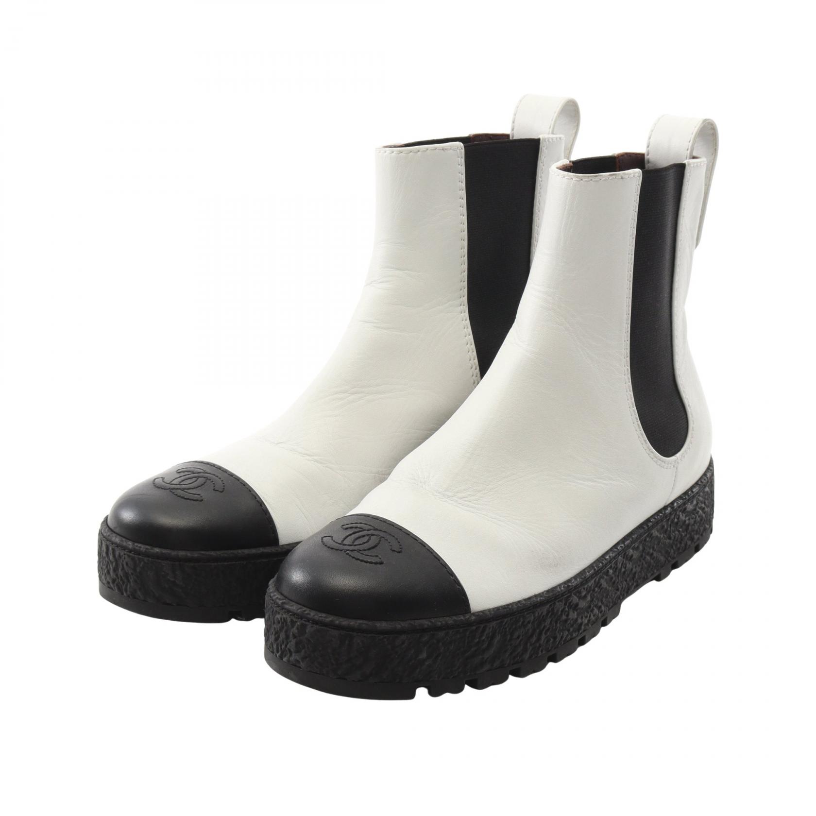 楽天市場】CHANEL(シャネル) サイズ:39 22AW Leather Lace Up